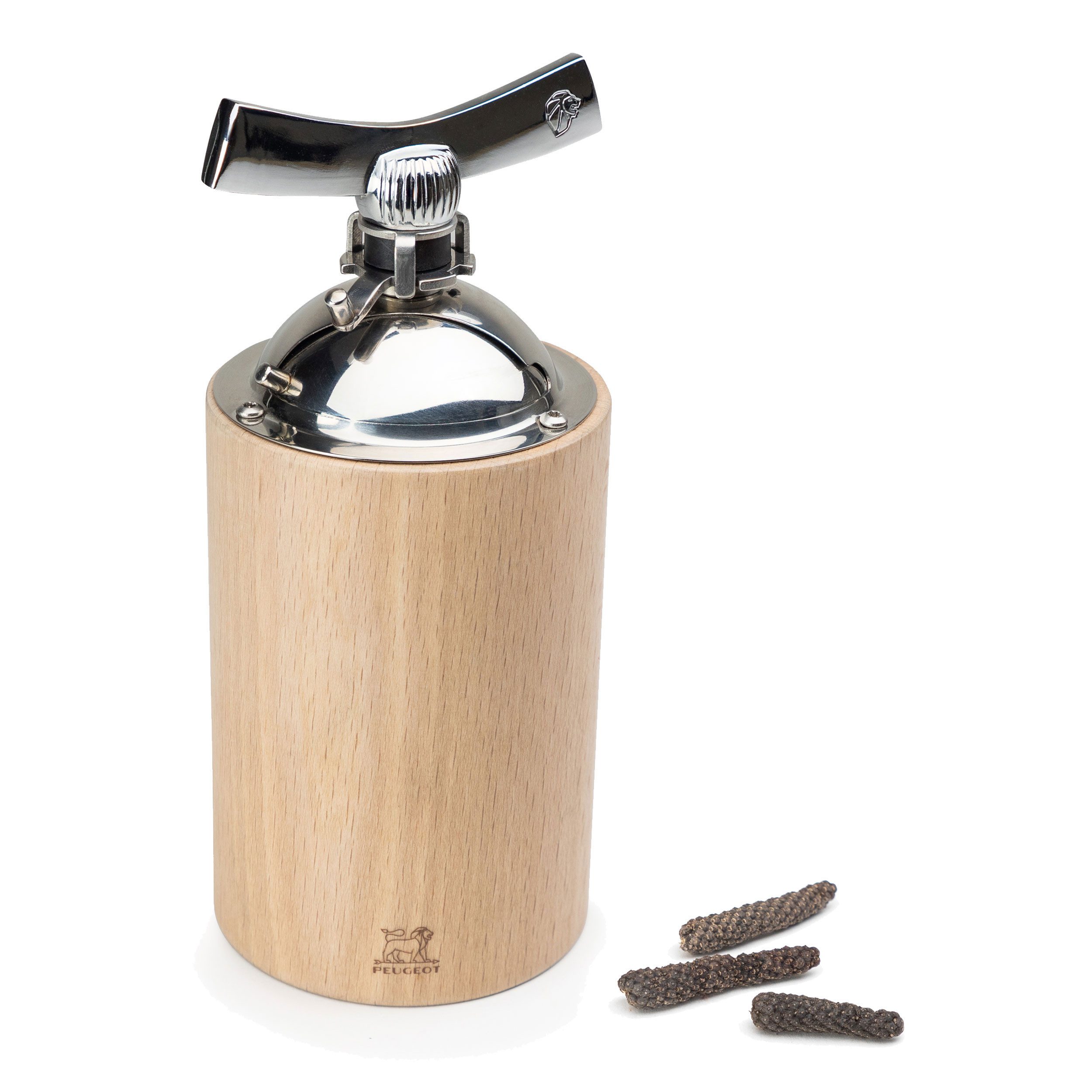 PEUGEOT Pfeffermühle ISEN NATUR 16cm Holz Langpfeffer Stahlmahlwerk Manuell Manuell