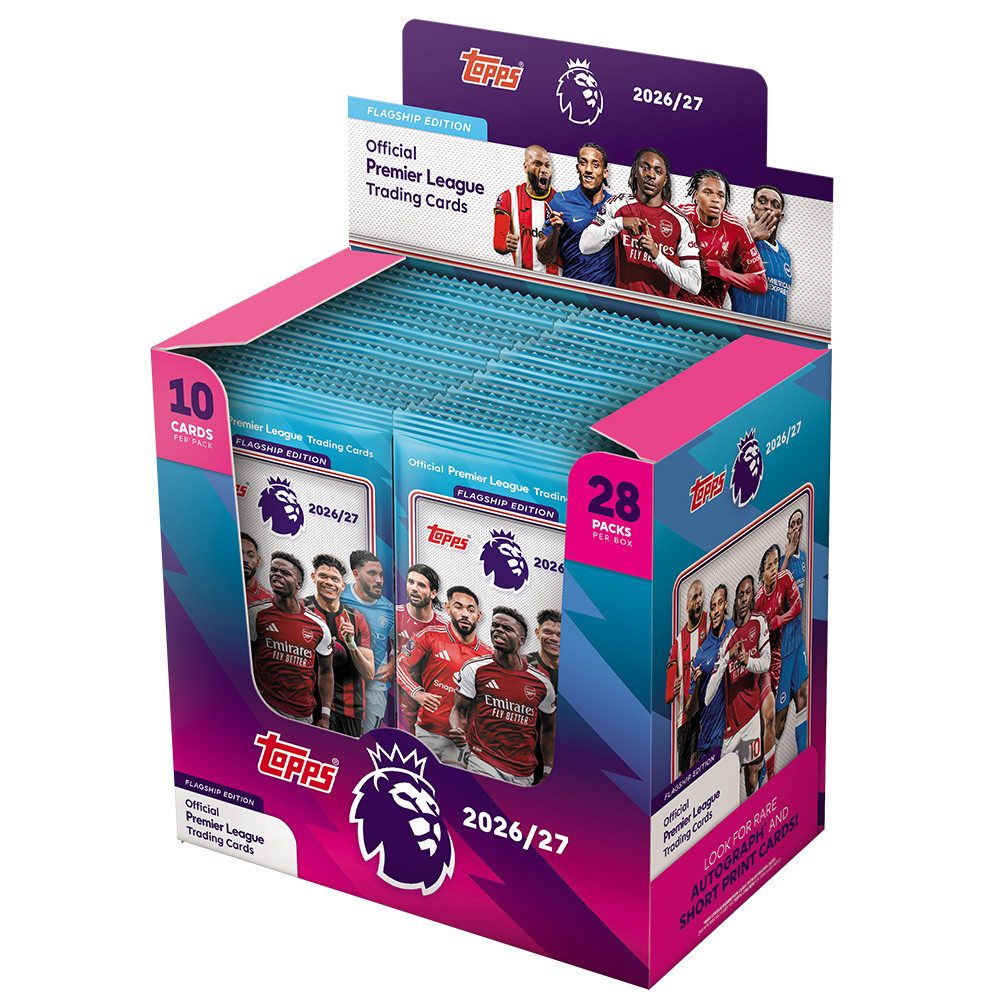 Topps Sammelkarte Topps Premier League 2026/27 Trading Cards - 1 Display (28 Booster)
