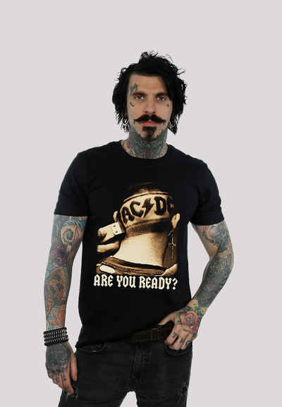 F4NT4STIC T-Shirt ACDC Are You Ready Hair Shave für Kinder & Herren Print