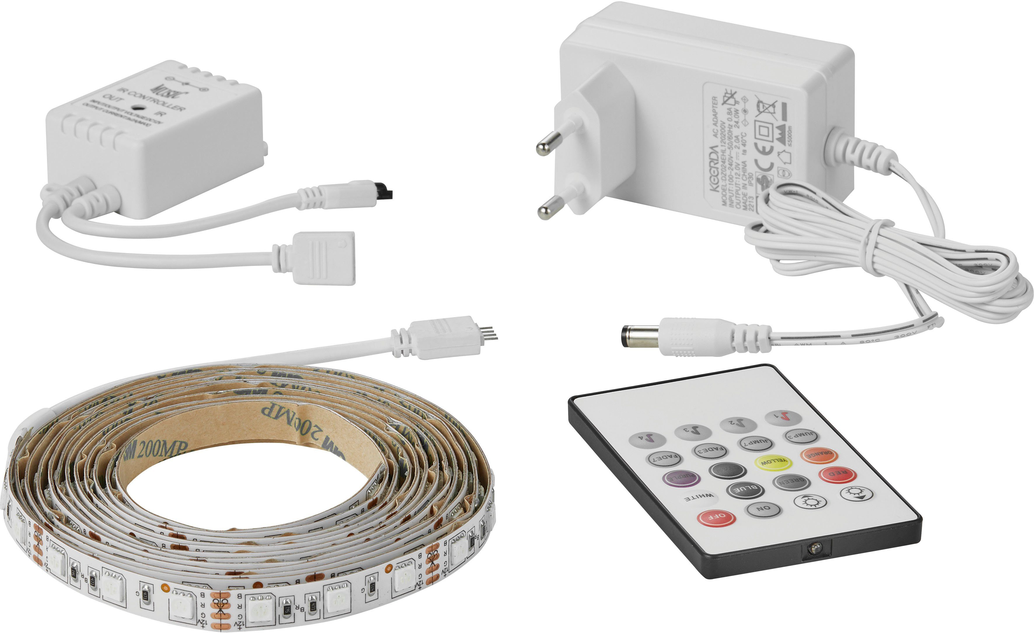 Nordlux LED Ledstrip, Feuchträume Weiß Farbe, (IP65) und Licht Einstellbares geeignet Stripe für in
