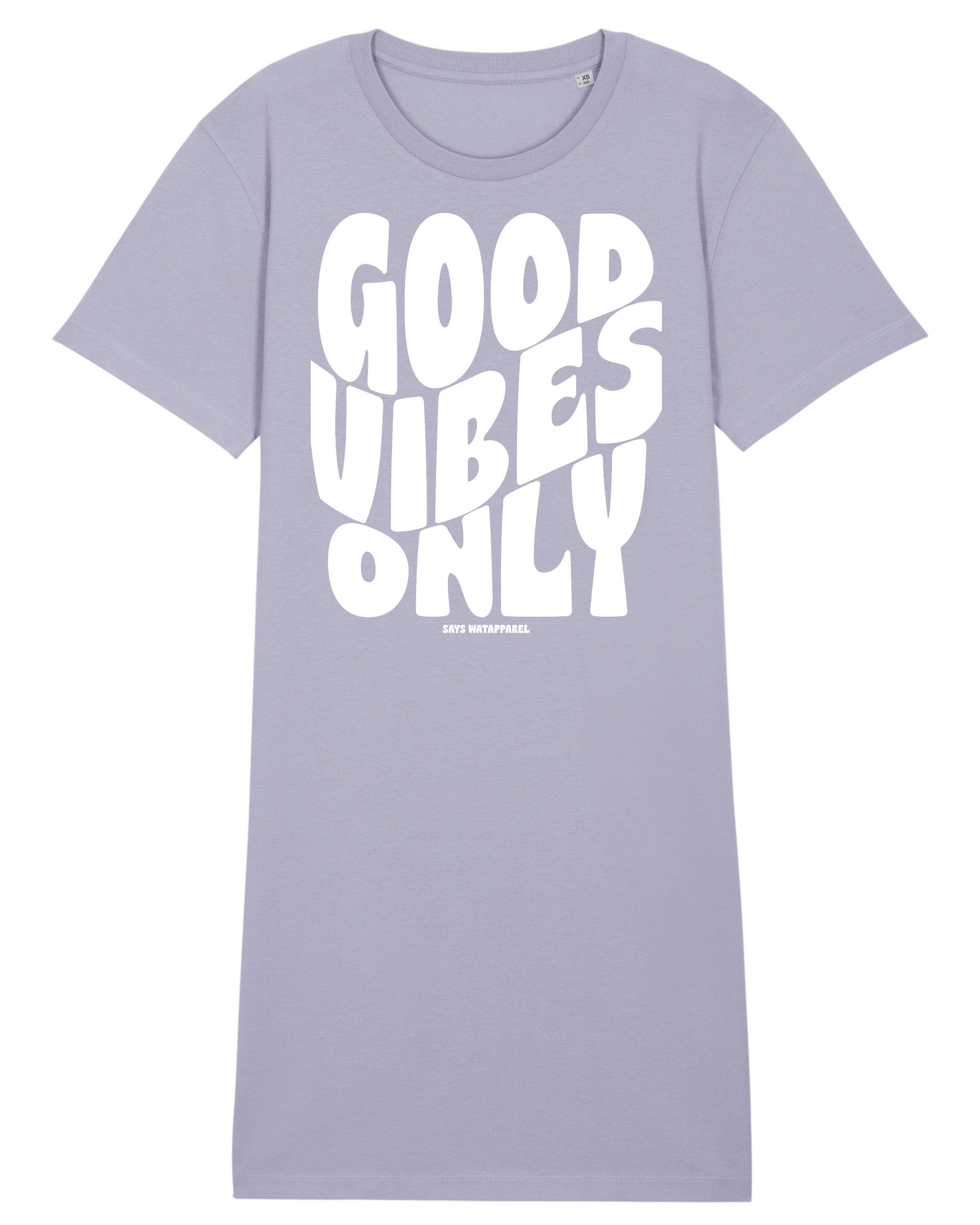 only Lavender Print-Shirt Apparel wat? Good (1-tlg) vibes