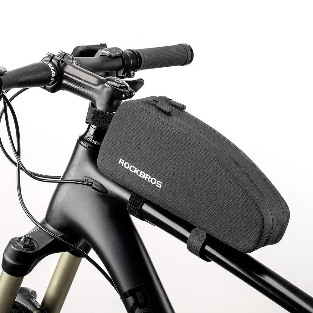 Fahrrad-Handy-Halterung-Tasche, Radfahren wasserdichte Front Rahmen Top  Tube Lenker Tasche