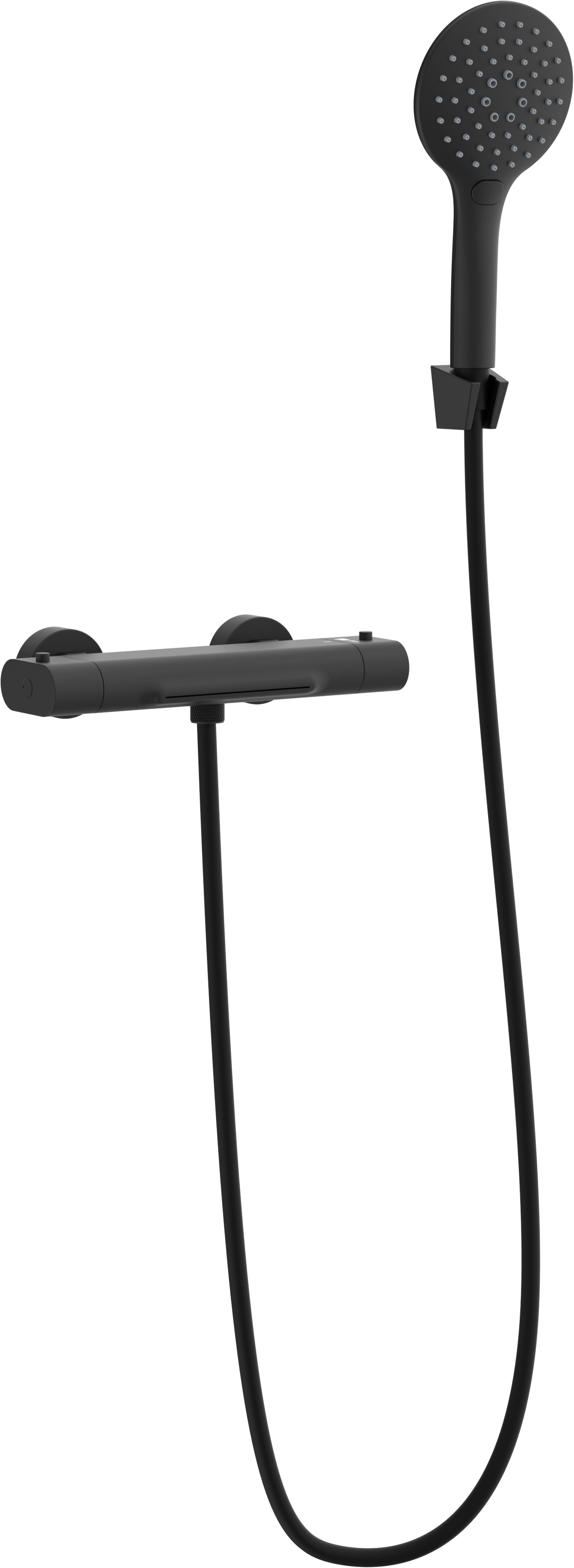 Schütte Duschsystem Rio, Höhe 3,4 cm, 1 Strahlart(en), Eco-Stopp-Funktion, Antikalk-Noppen, wassersparend