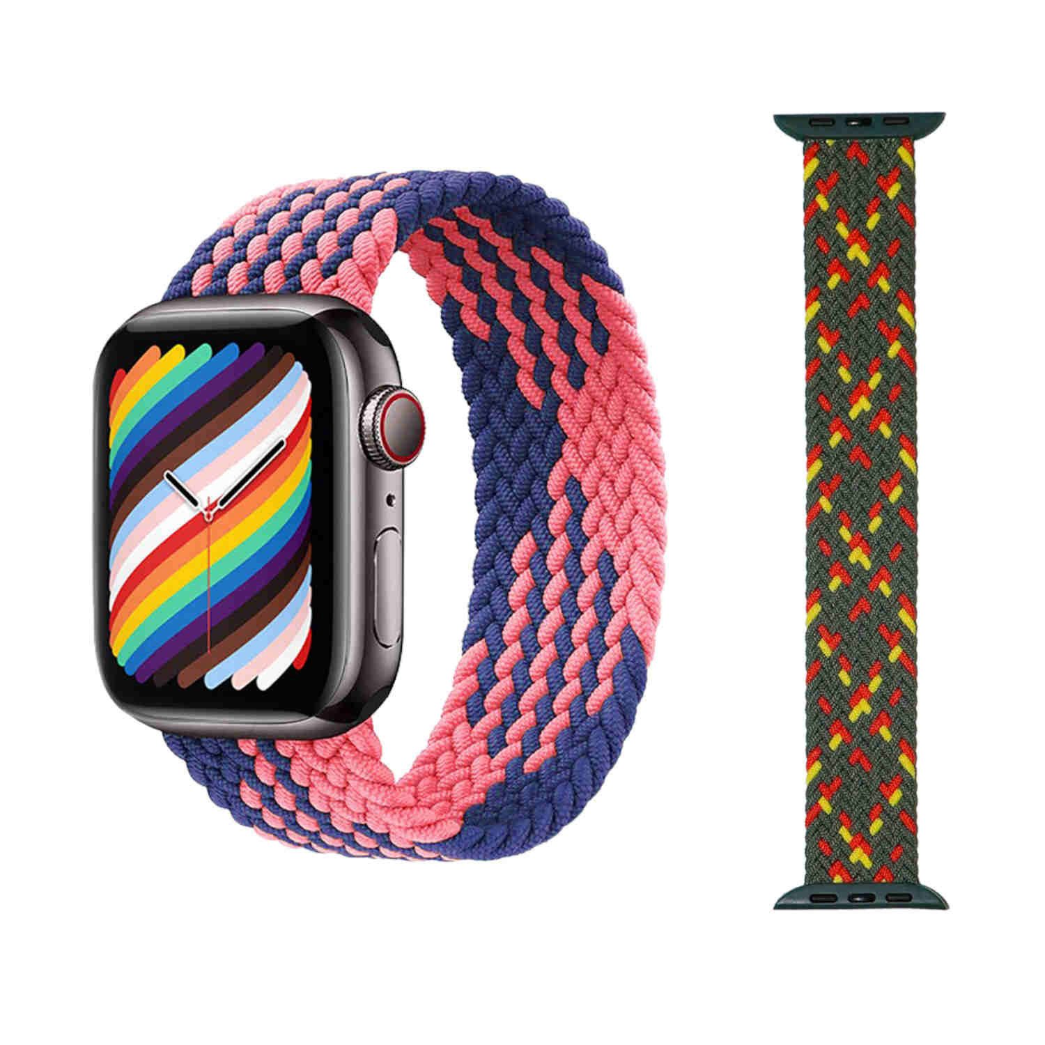 Wigento Smartwatch-Armband Für Apple Watch 10 46mm / Ultra 1 + 2 49 / 9 8 7 45 / 6 SE 5 4 M Band