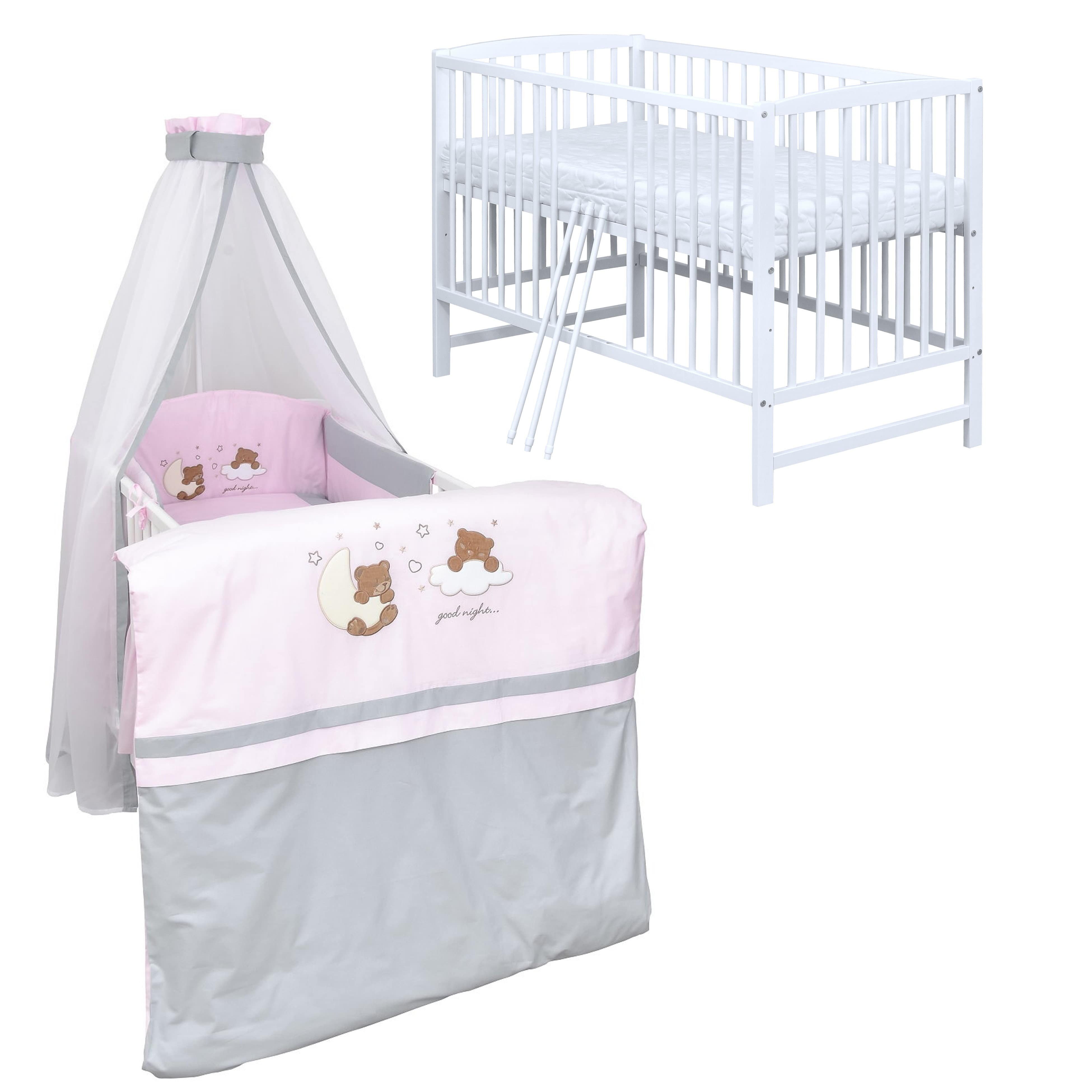 Komplettbett Babybett Milo Komplettset