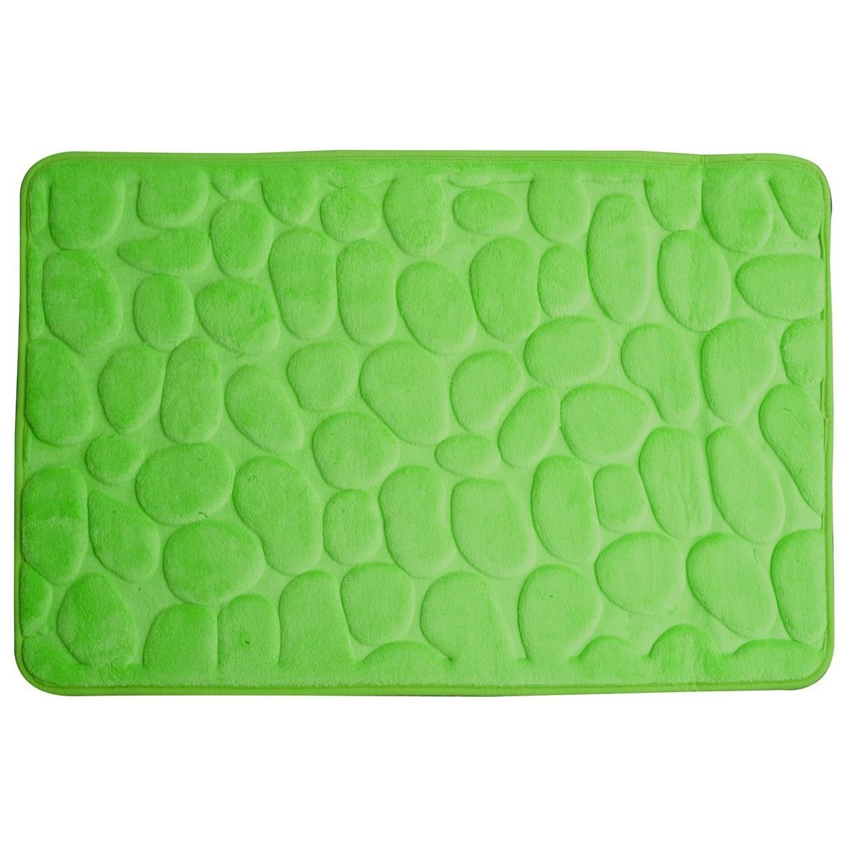 Euroshowers GmbH Badematte Memory Foam Rimini Limettengrün 60 × 95 cm, 100% polyester, memory foam (stoppning), latex SBR, rechteckig