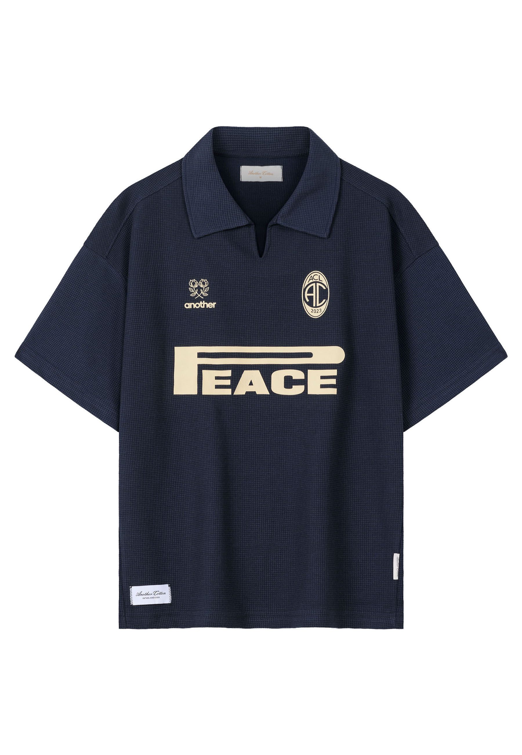 Another Cotton Lab Poloshirt Another Cotton Lab Peace Waffle Polo (1-tlg)