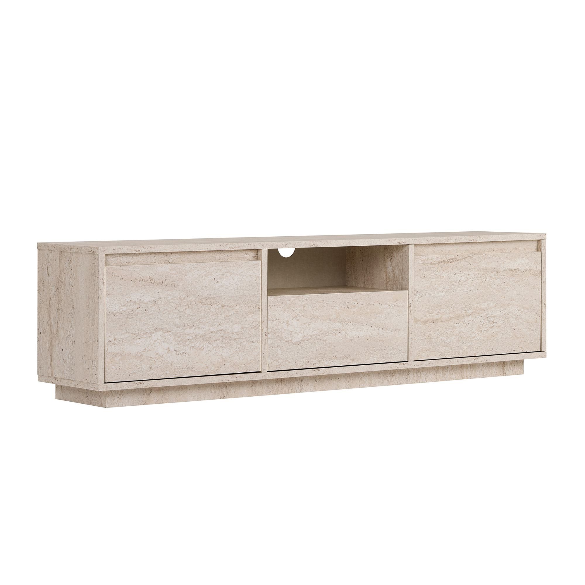 Skye Decor Sideboard Nordure Sentinel (Packung, 1 St., 1 TV Board), Breite 160 cm, griffloses Design mit Stauraum