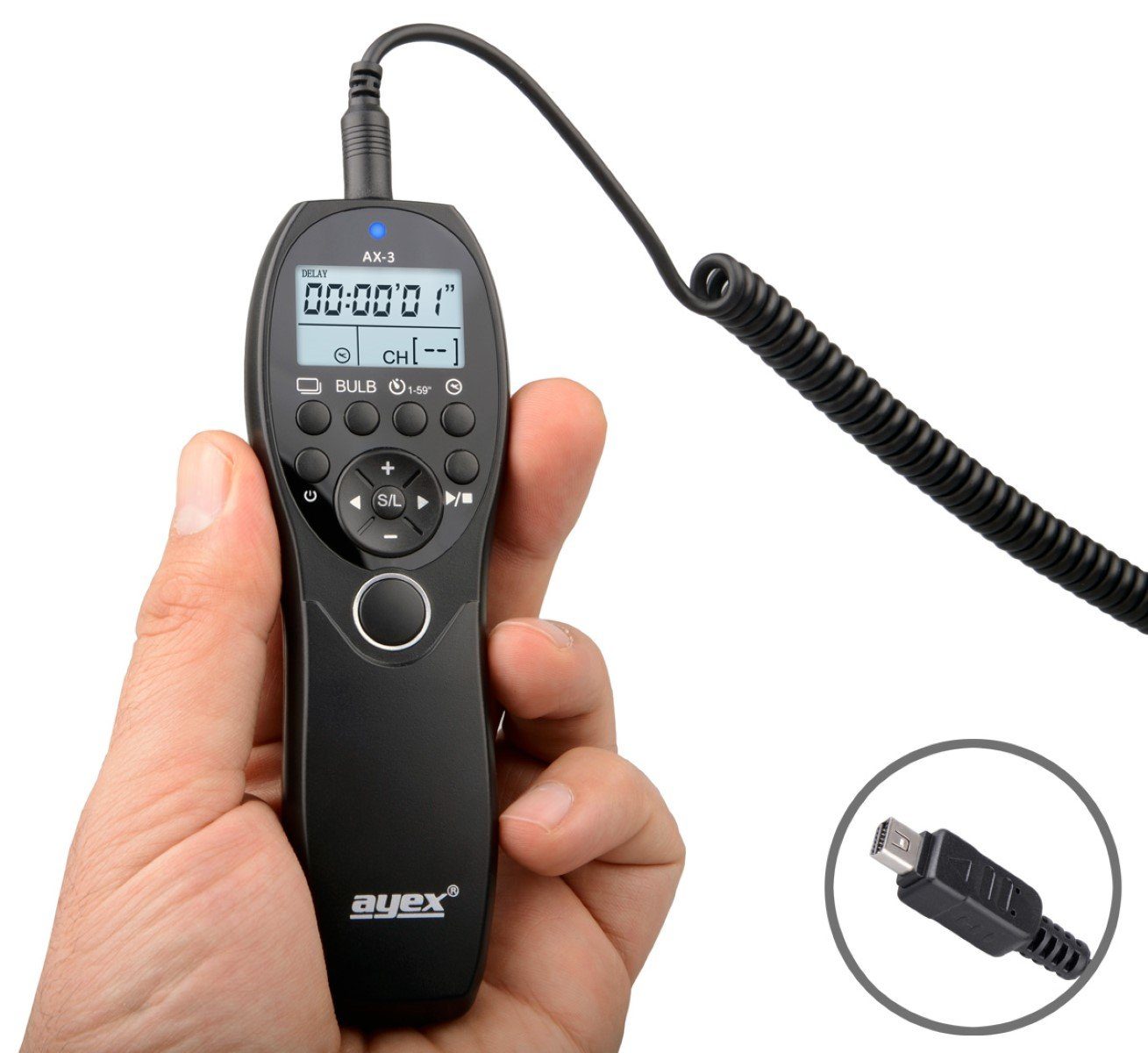 ayex Funkfernsteuerung Timer-Fernauslöser AX-3 Olympus UC1