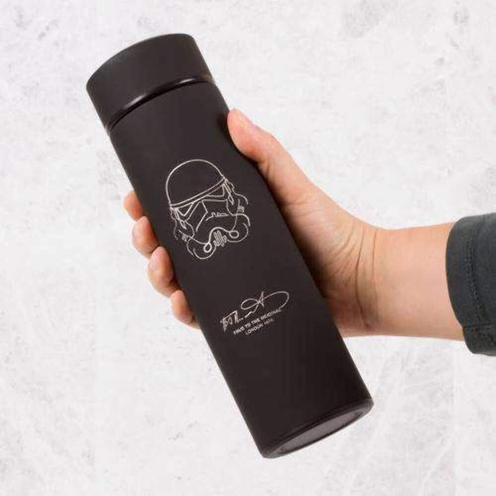 Thumbs Up Isolierflasche Original Stormtrooper Isolierflasche, BPA-freie Isolierflasche aus Edelstahl