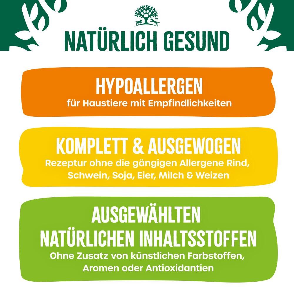 James Wellbeloved JAMES WELLBELOVED™ Hund Dose Senior Lamm und Huhn in Pastete 800g, Nassfutter für: Hunde