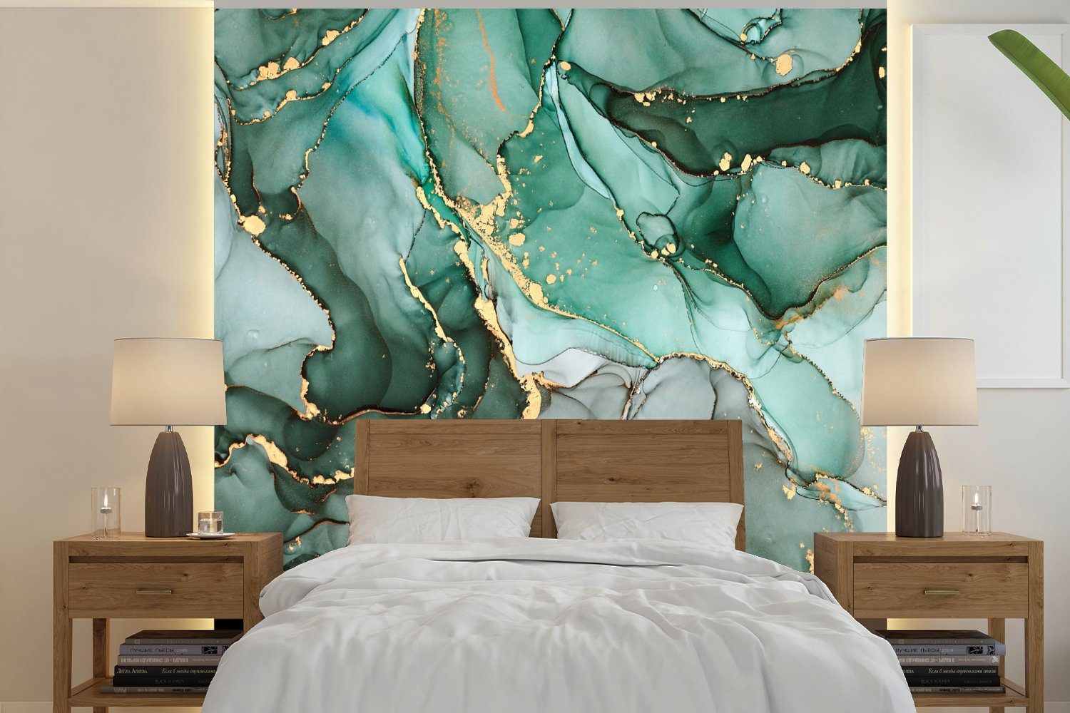 MuchoWow Fototapete Gold - Marmor - günstig online kaufen