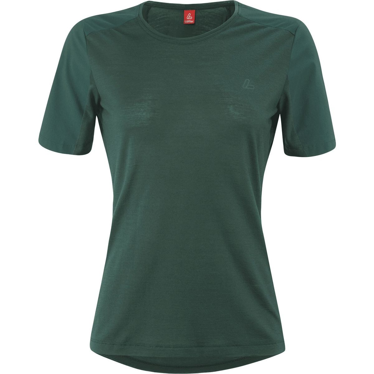 Löffler Radtrikot Women Bike T-shirt Skys Merino Leichtes, atmungsaktives Shirt mit Merinowolle-Mix, ideal für