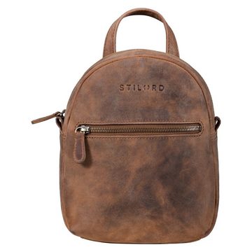 STILORD Cityrucksack "Lola" Mini Daypack Damen Lederrucksack