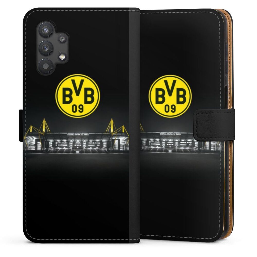 DeinDesign Handyhülle BVB Stadion Borussia Dortmund BVB Stadion, Samsung Galaxy A32 5G Hülle Handy Flip Case Wallet Cover