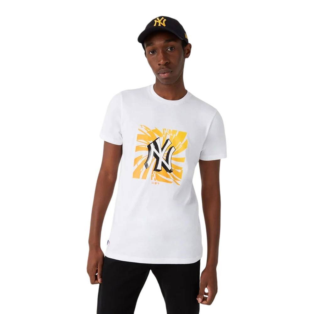 New Era T-Shirt T-Shirt New Era New York Yankees MLB Box Graphic (1-tlg) Großes "New York Yankees" Logo-Print auf der Vorderseite