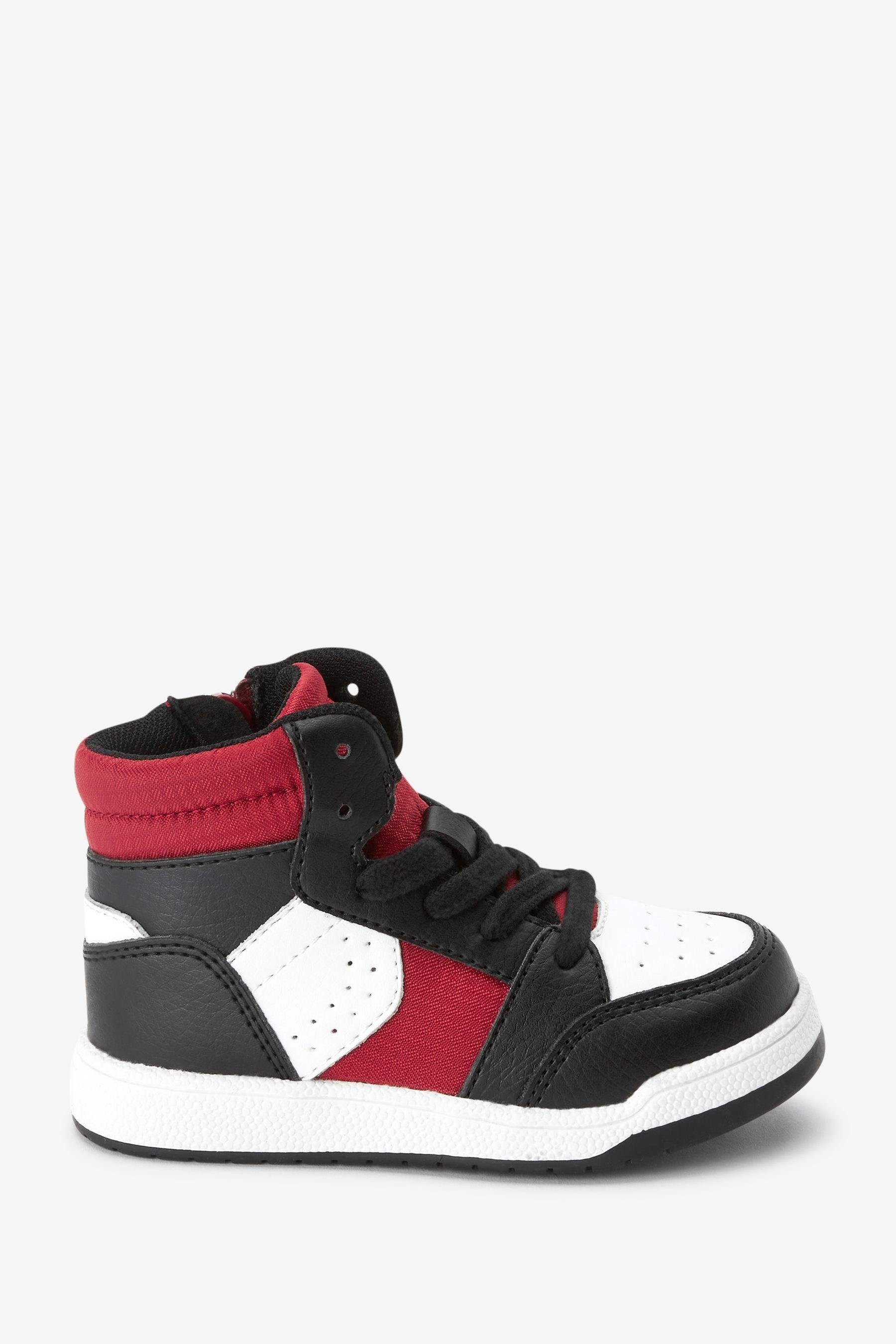 (1-tlg) mit hohem Schaft Black/Red Next Turnschuh Sneaker