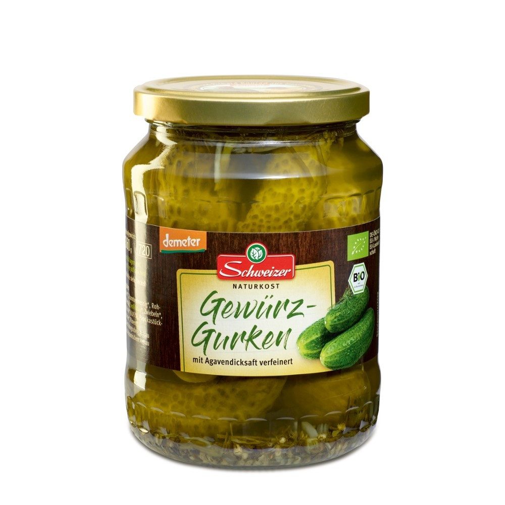 SCHWEIZER Fertiggericht Gewürzgurken 360g