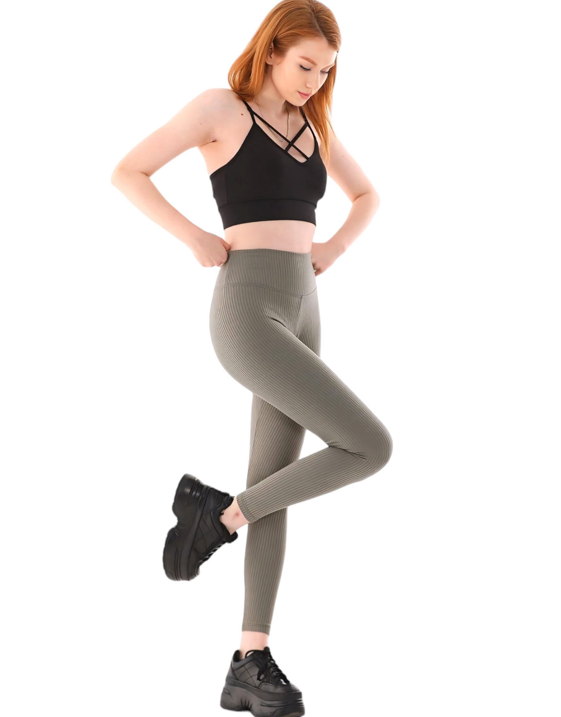 VOGSIGN 7/8-Leggings Damen Yogaleggings High-Waist – günstig online kaufen