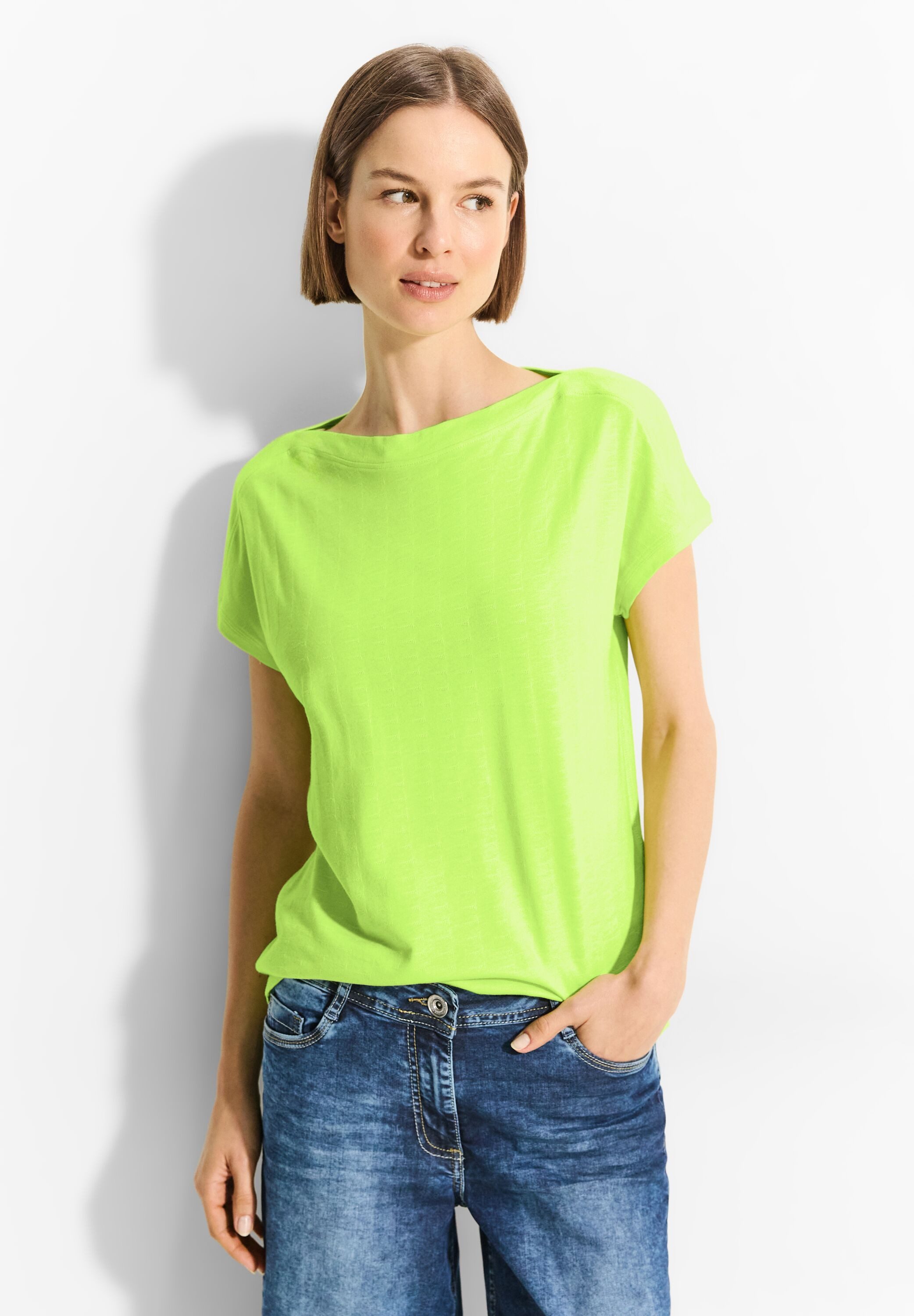 CECIL T-Shirt im soften Baumwoll-Mix