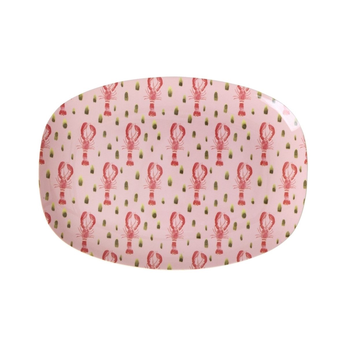 rice Tablett Melamin Tablett oval Snackteller Teller