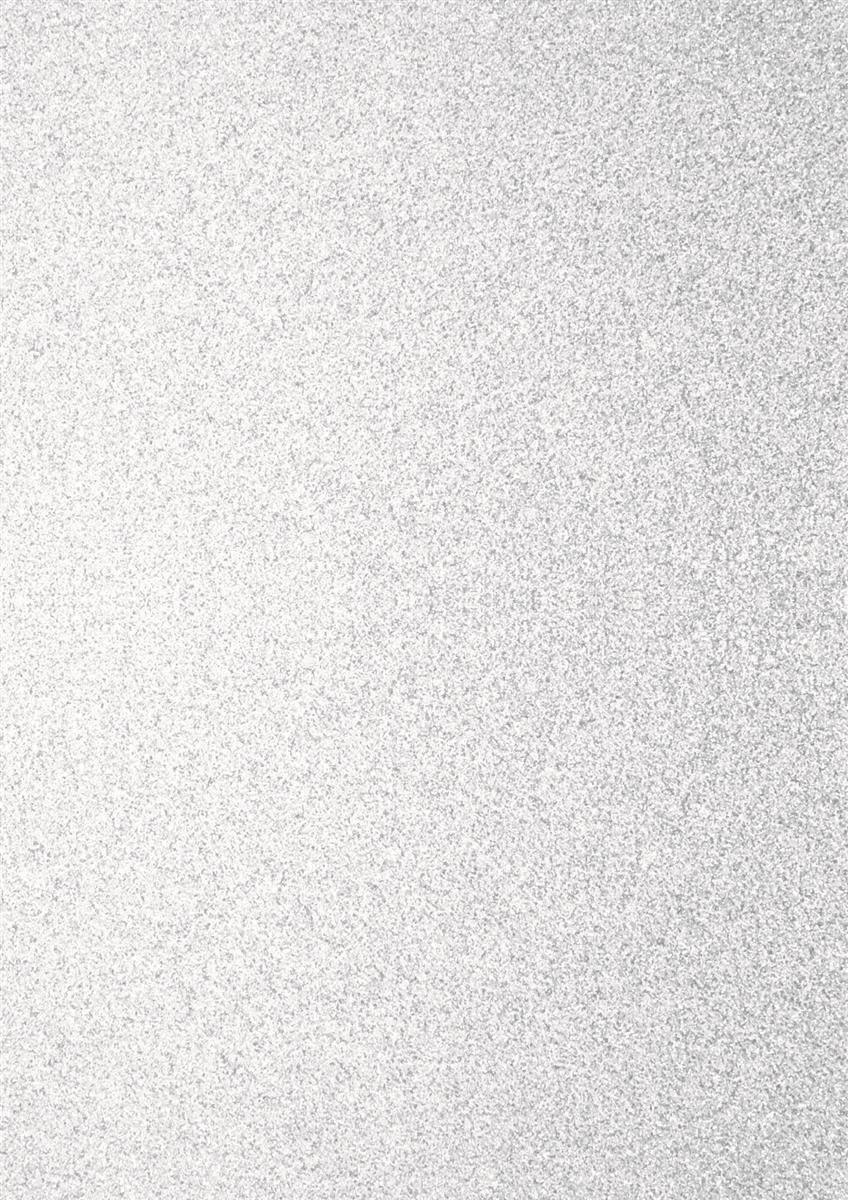 Heyda Karton Heyda 2118930015 Glitterkarton A4 weiß