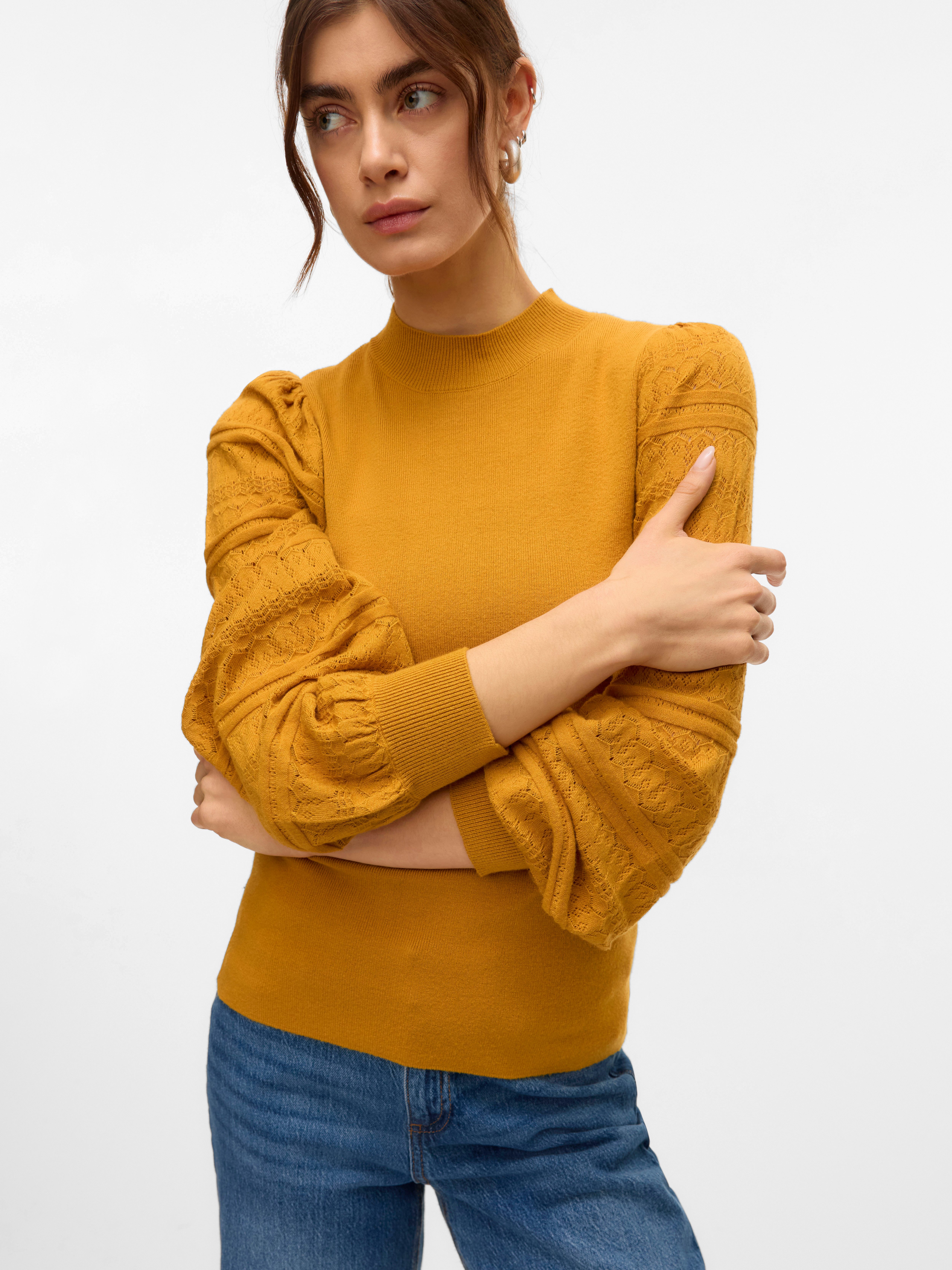 Vero Moda Strickpullover VMNEWLIMONE LS HIGHNECK günstig online kaufen