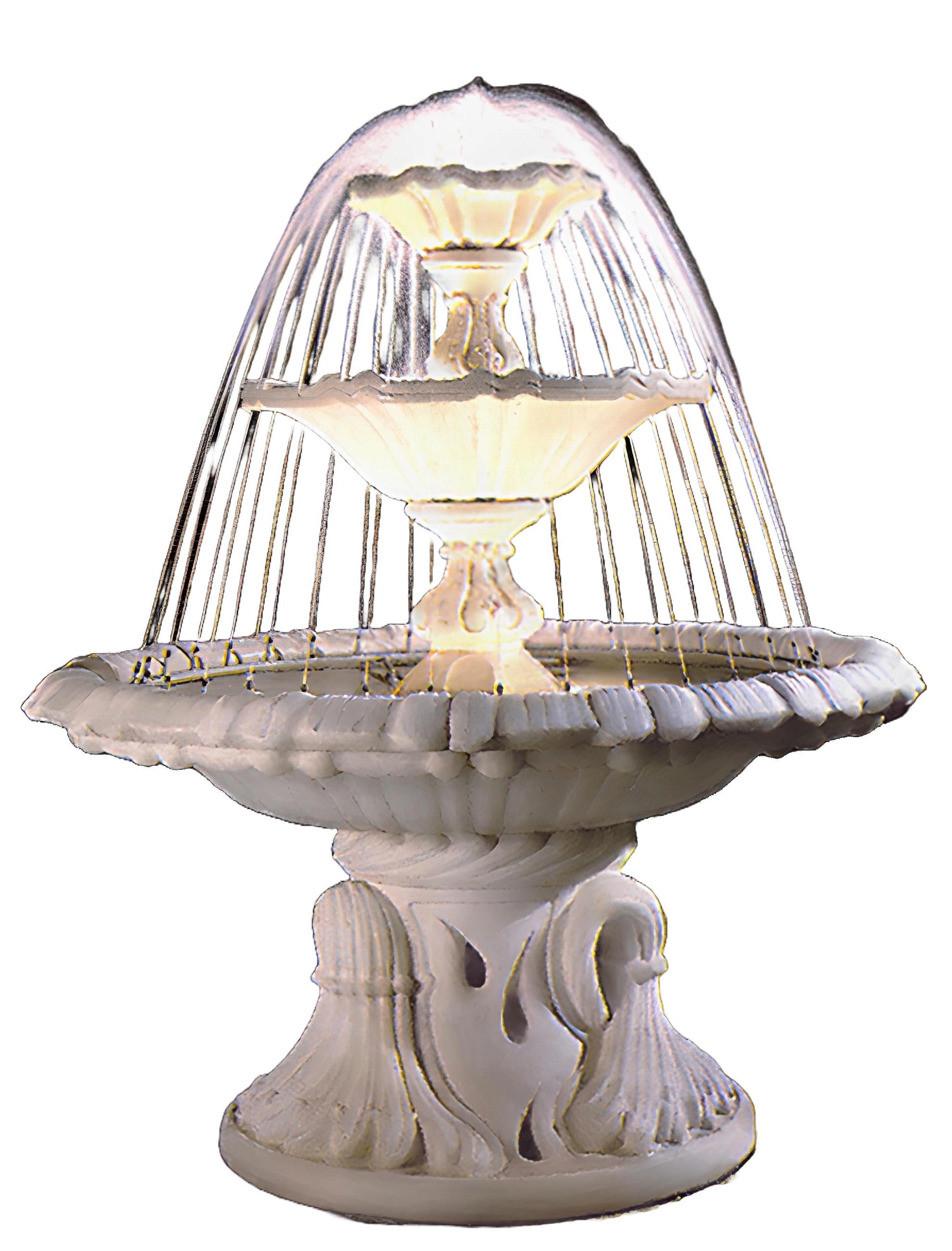 Xlmoebel Gartenbrunnen Römischer Gartenbrunnen mit eleganter Fontäne und Wasserspiel, (Artikel 1030R), Hergestellt in Europa