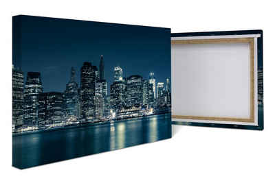 wandmotiv24 Leinwandbild New York City, Städte (1 St), Wandbild, Wanddeko, Leinwandbilder in versch. Größen