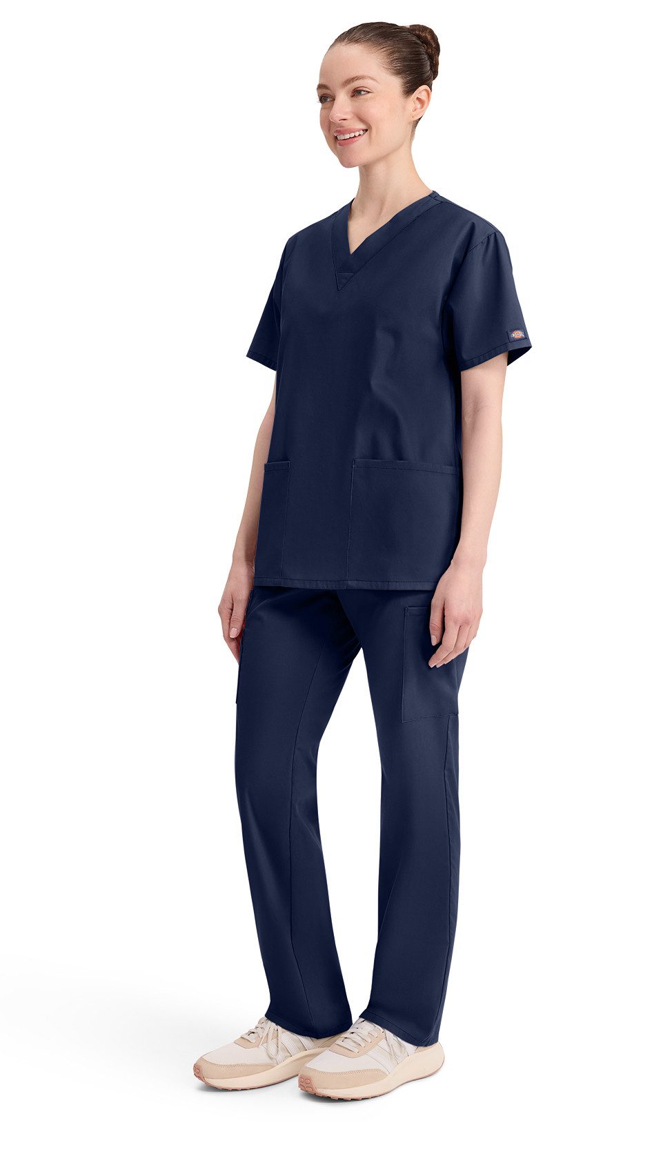 Dickies Funktionsbluse Unisex EDS Schlupfhemd V-Neck, Every Day Scrubs Kasack mit 2 aufgesetzten Taschen – Bild 3 von 5