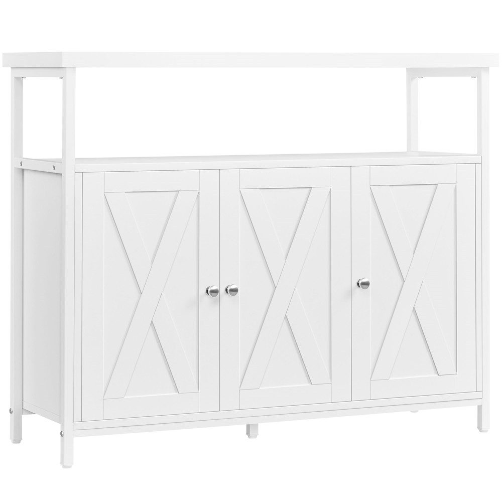 Yaheetech Sideboard Moderner Küchenschrank mit 3 Türen, mit Verstellbaren Einlegeböden für Wohnzimmer/Küche/Esszimmer