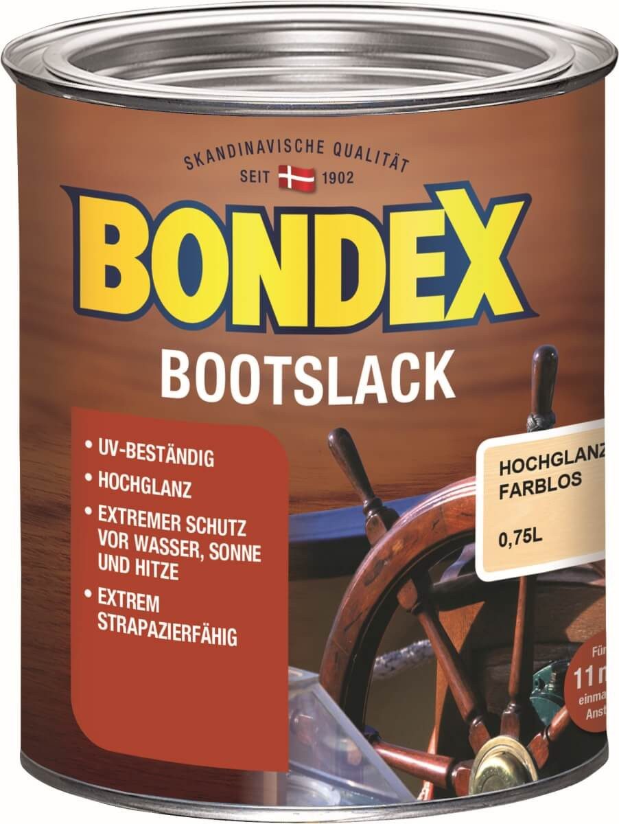 Bondex Lack Bootslack für Innen und Aussen, Hochglanz, Farblos, UV-beständig