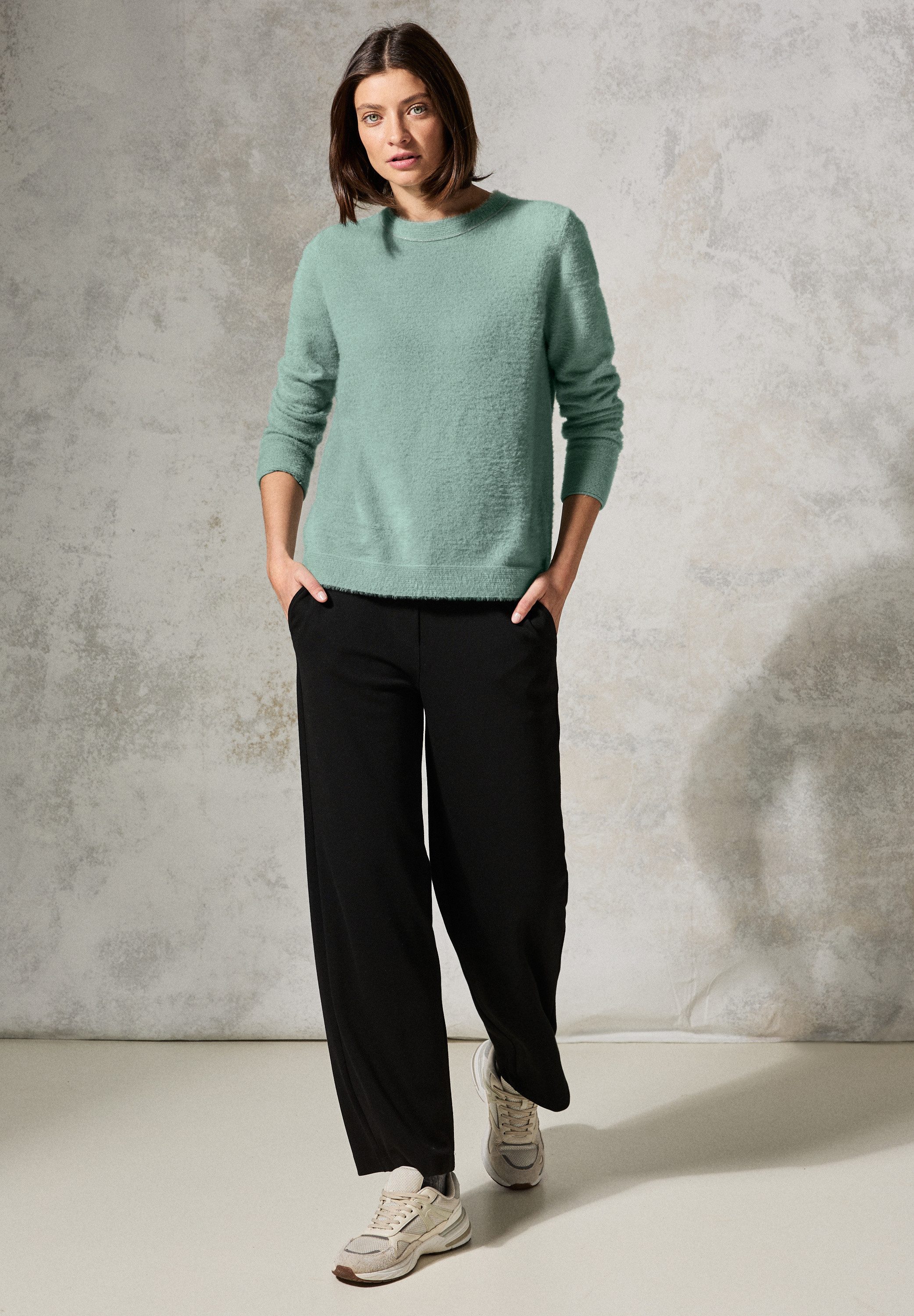Cecil Hoodie mit Glitzerdetails Cecil Hoodie mit Glitzerdetails