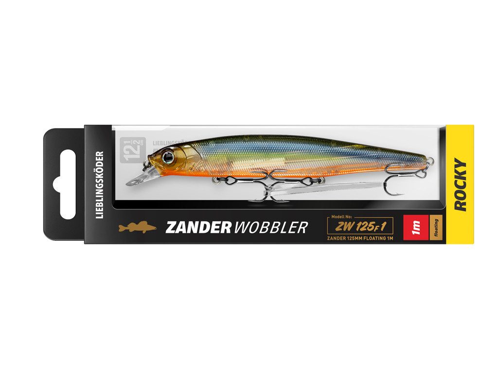 Kunstköder LIEBLINGSKÖDER - Zanderwobbler 12,5 cm - Rocky