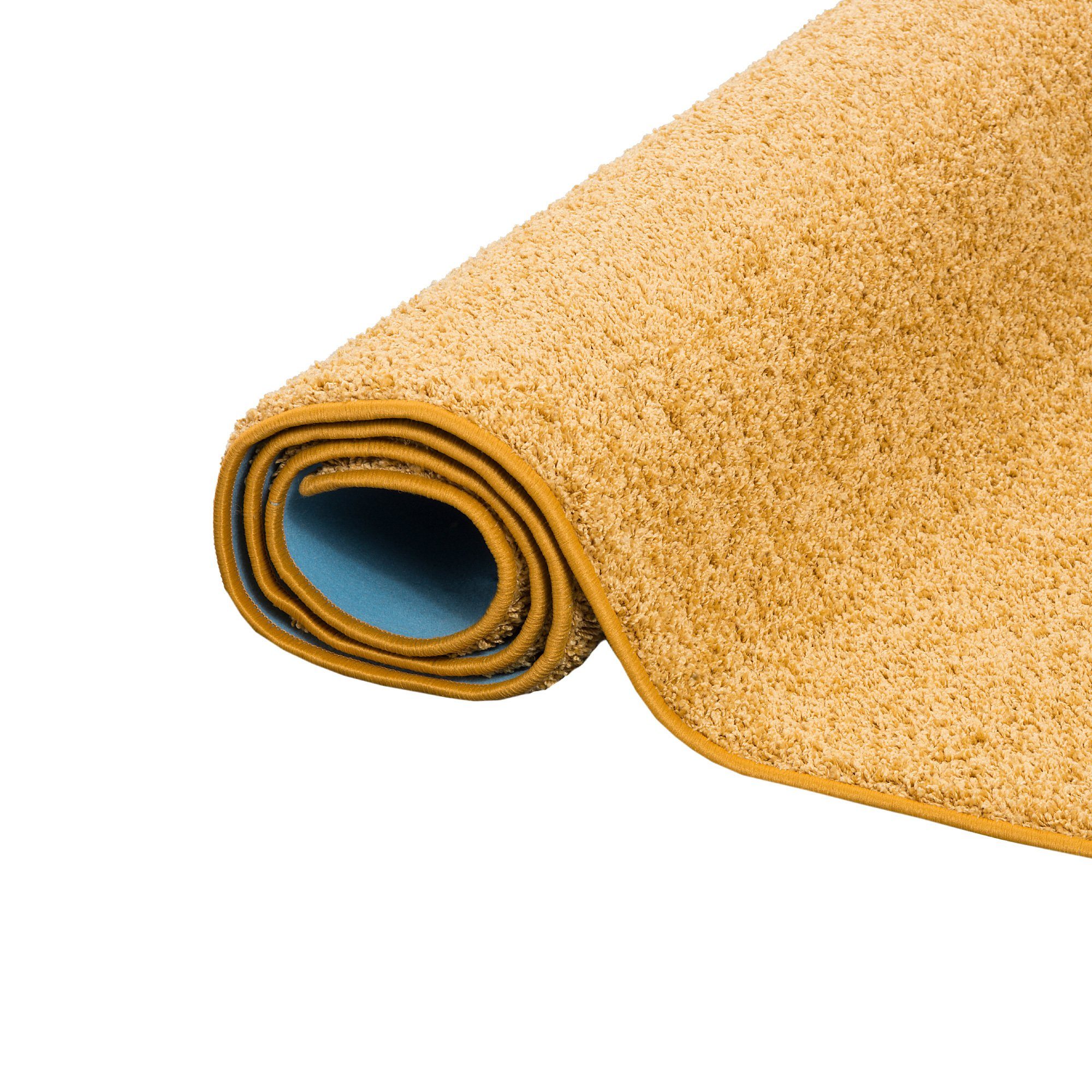 Snapstyle Veloursteppich Hochflor Velours Teppich Läufer Mona, Rechteckig, Höhe: 16 mm