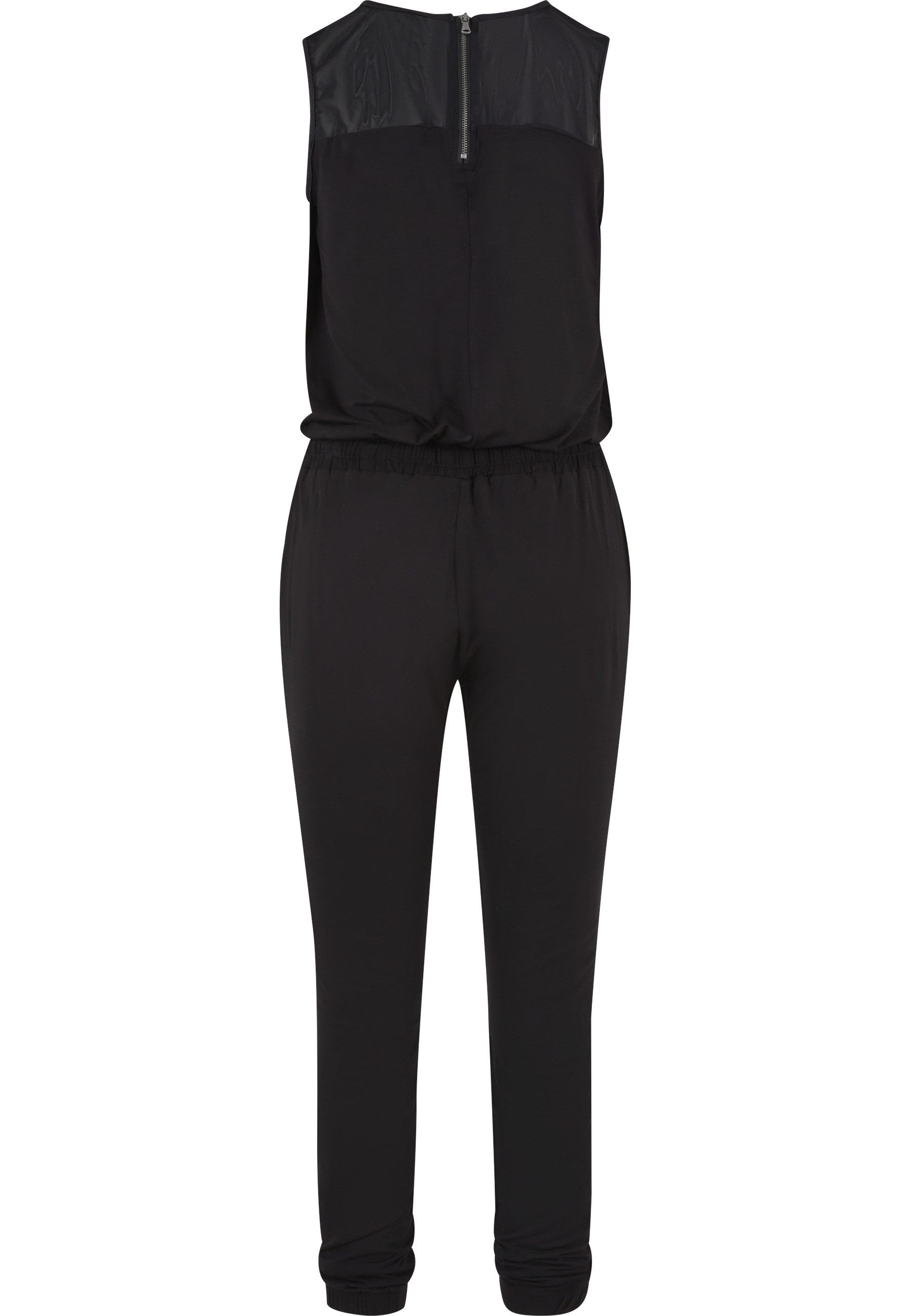 URBAN CLASSICS Jumpsuit Urban Classics Damen Ladies Tech Mesh Long Jumpsuit günstig online kaufen