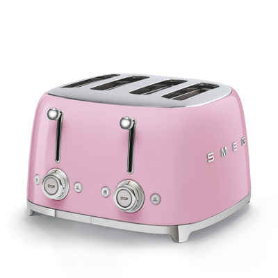 Smeg Toaster Toaster SMEG 4-Schlitz-Toaster Auswahl Farbe TSF03 Auswahl: Cadillac
