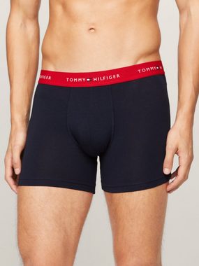 Tommy Hilfiger Underwear Boxer 3P BOXER BRIEF WB (Packung, 3-St., 3er) mit längerem Bein und Logo-Elastikbund