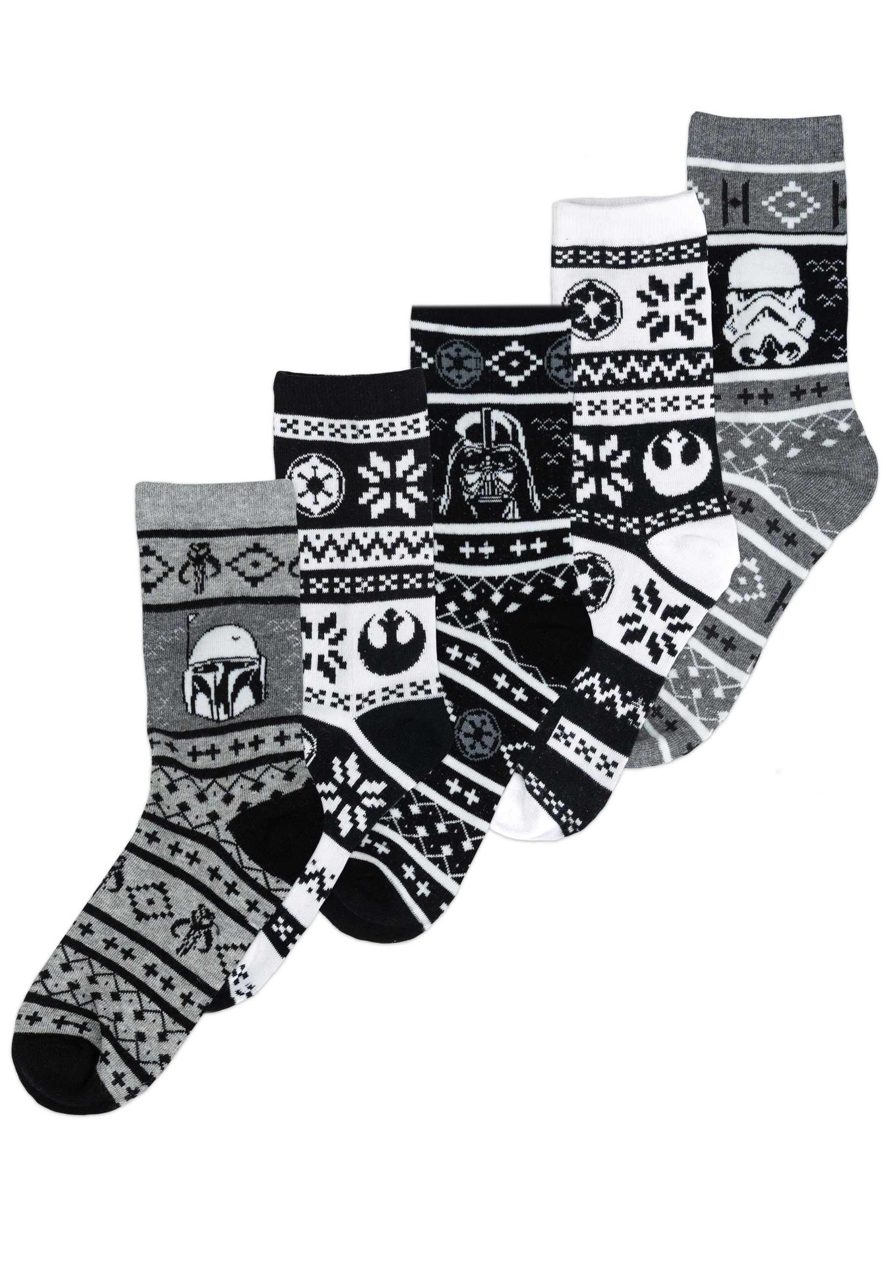 United Labels® Socken Star Wars Monochrom günstig online kaufen
