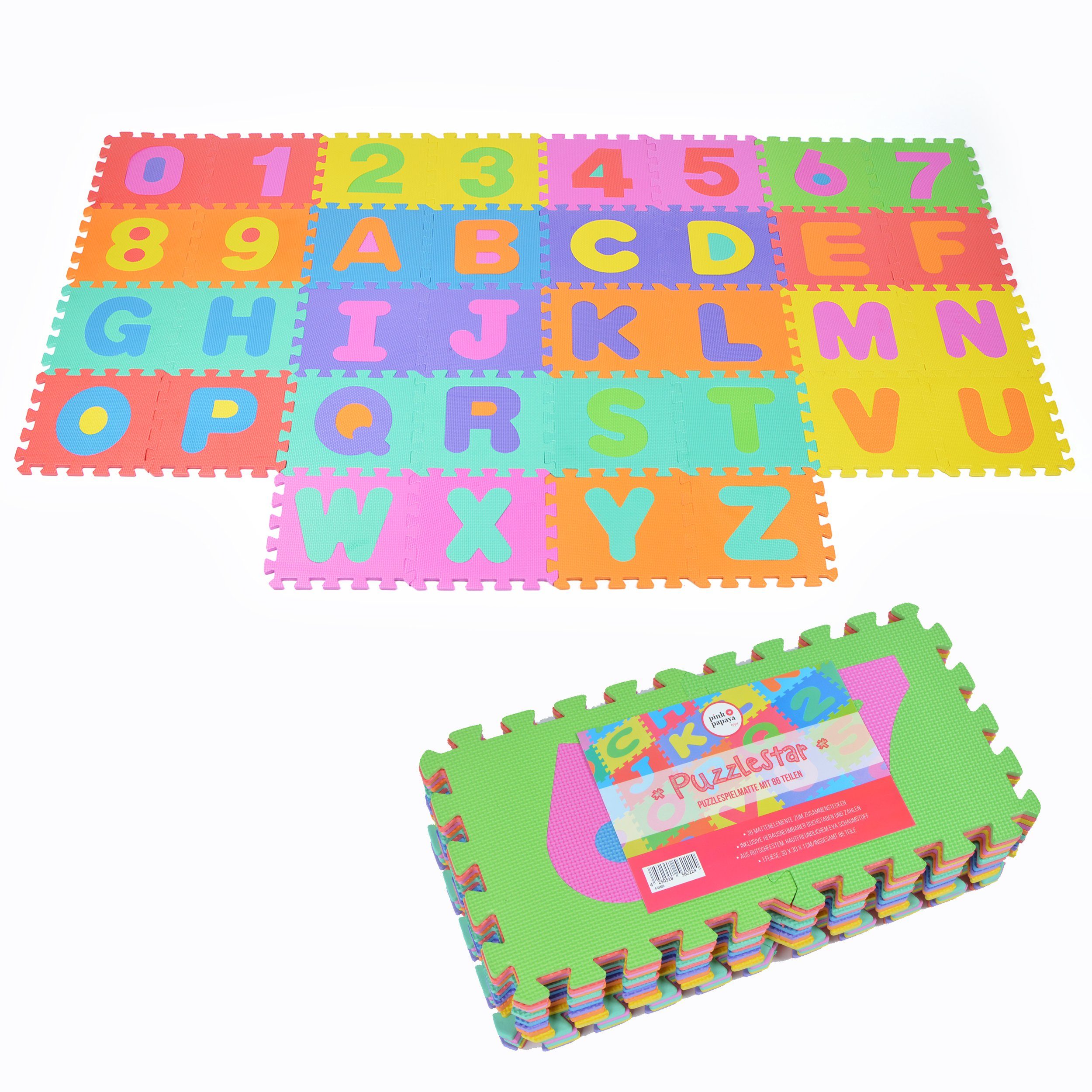 Pink Papaya Puzzlematte Puzzlematte Puzzlestar verschiedene Modelle, wärmei günstig online kaufen