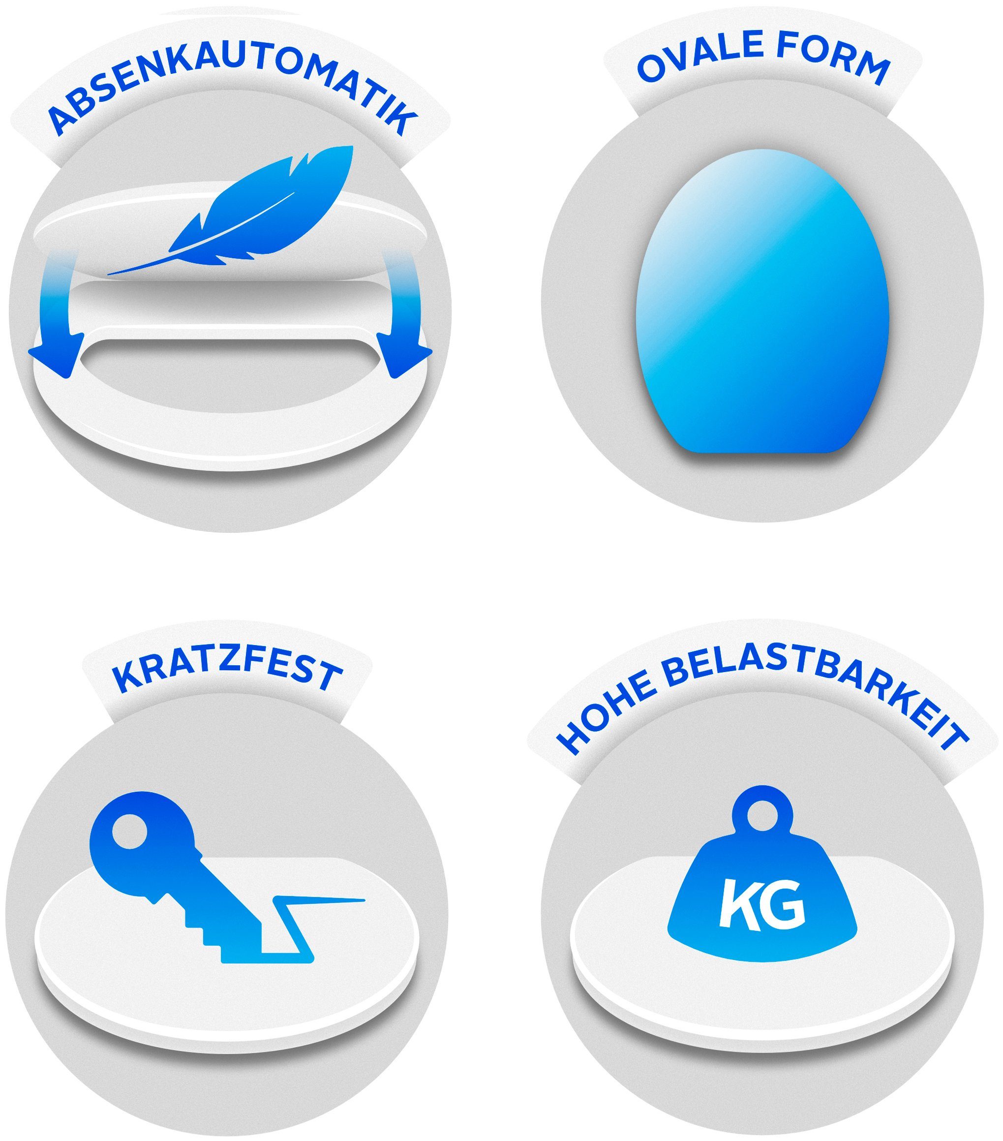 WENKO WC-Sitz Secura, aus Duroplast günstig online kaufen