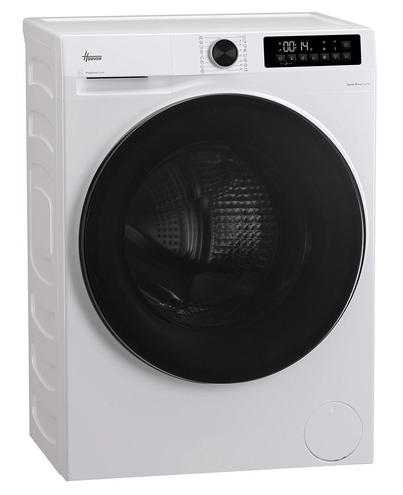 Hoover Waschmaschine H/ProWash 500 HBRQ610BCL8-S, 10 kg, 1600 U/min, ProActive Wash, Soft Drum, Schnellprogramm