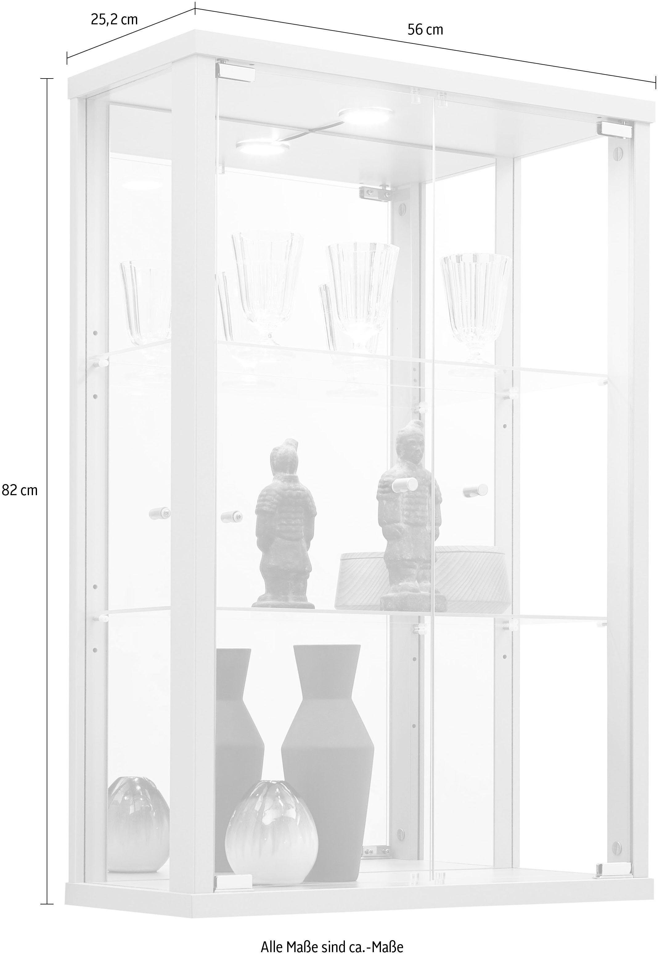 fif möbel Vitrine OPTIMA Hängevitrine/Glasvitrine 2x günstig online kaufen