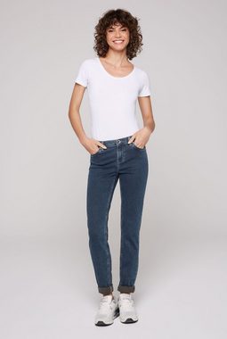 SOCCX Slim-fit-Jeans mit normaler Leibhöhe