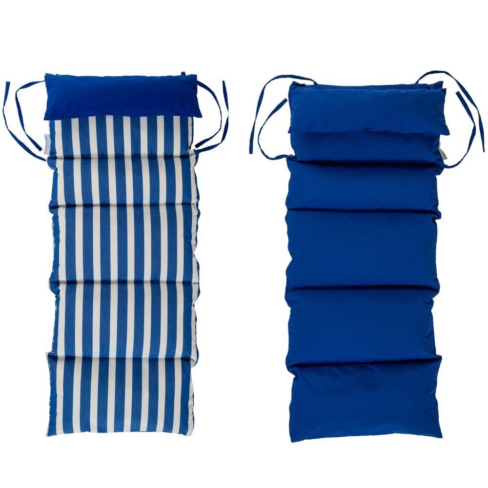 Amazonas Loungebett Schaukel Rocking Lounger Navy - aus dem FSC Fichtenholz, pflegeleicht, wasserabweisend, beidseitig