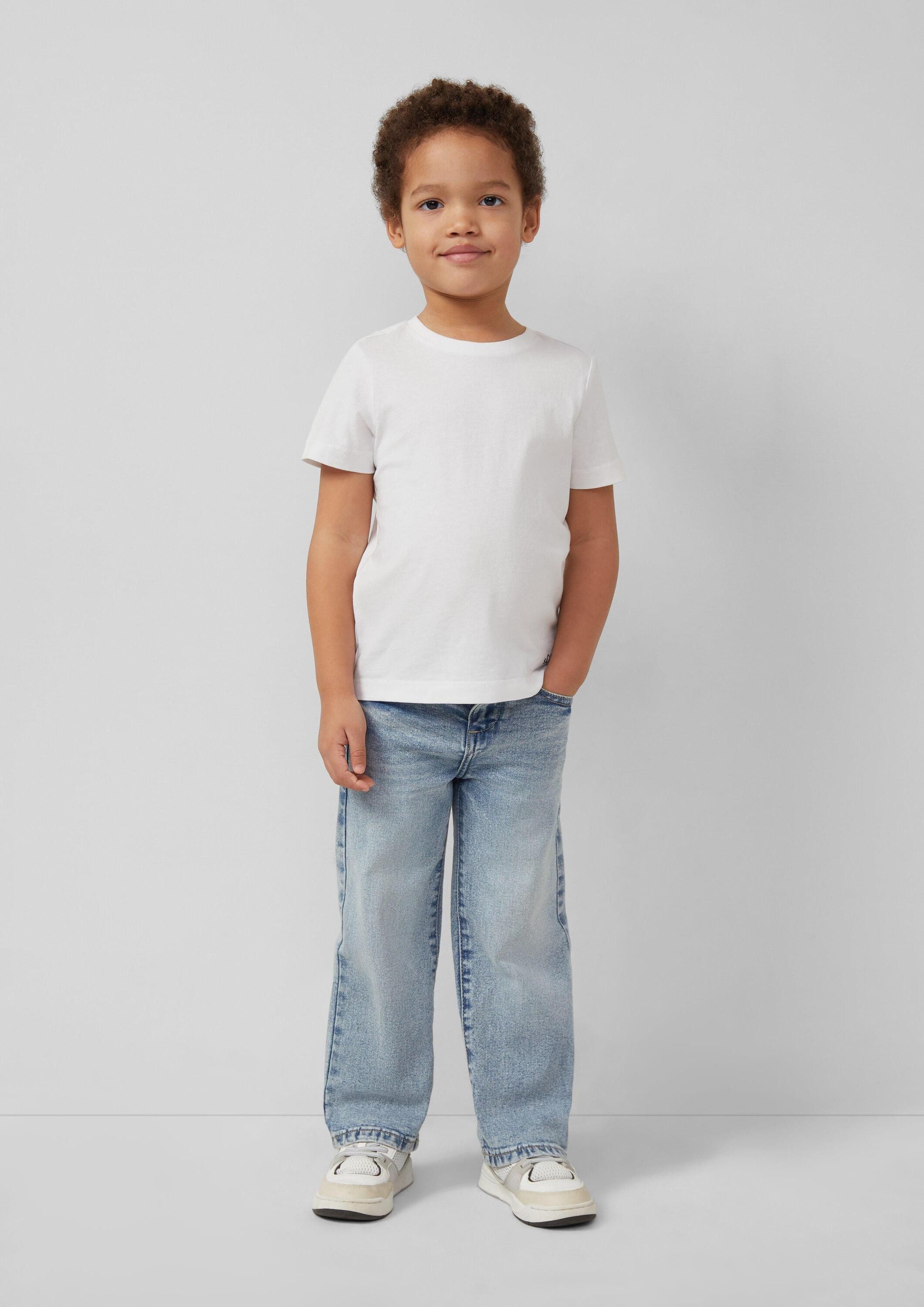 s.Oliver Kurzarmshirt T-Shirt Unisex Dreierpack T-Shirts mit Logoprint