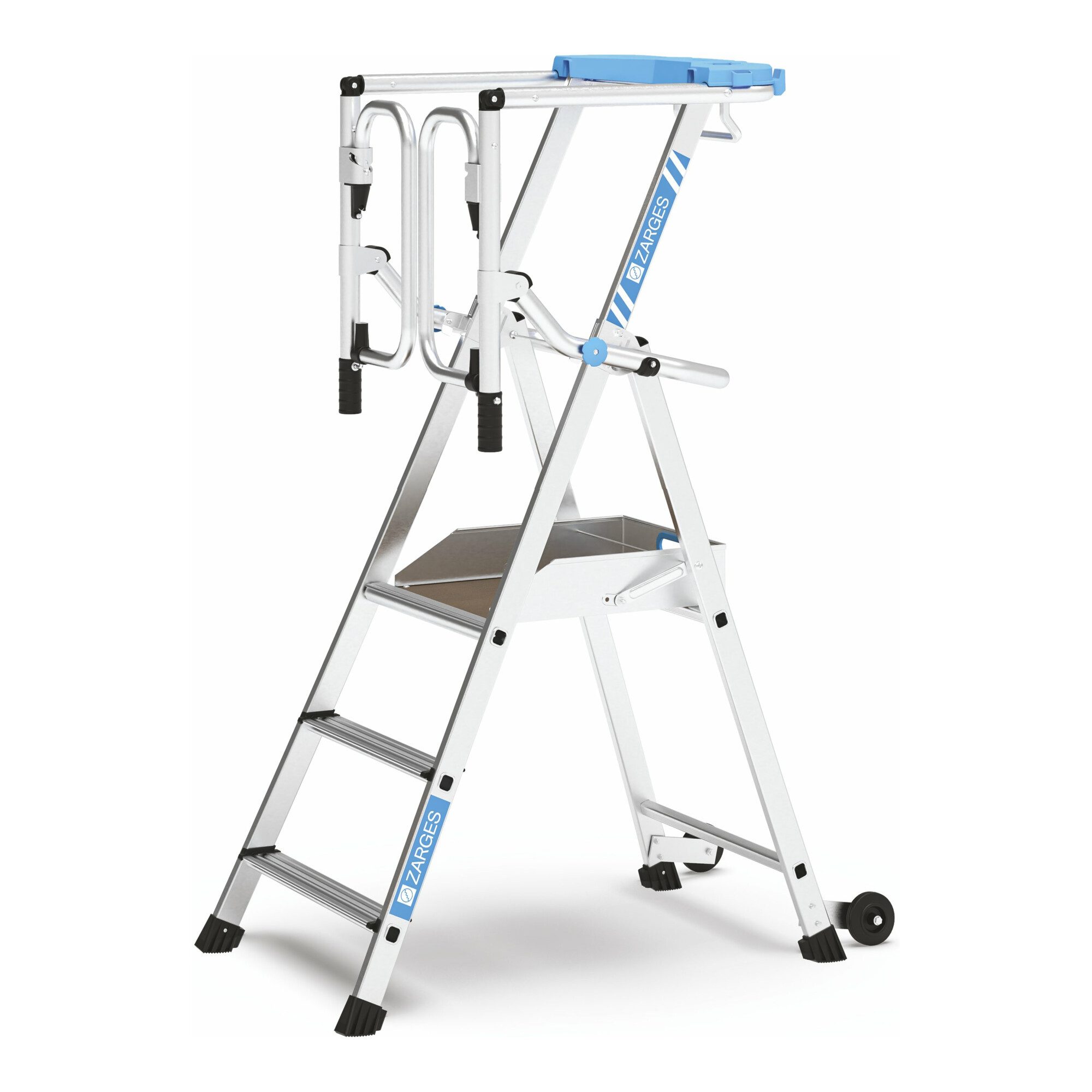 Zarges Trittleiter Zarges ZAP Safemaster Max S -Plattformleiter 3 Stufen