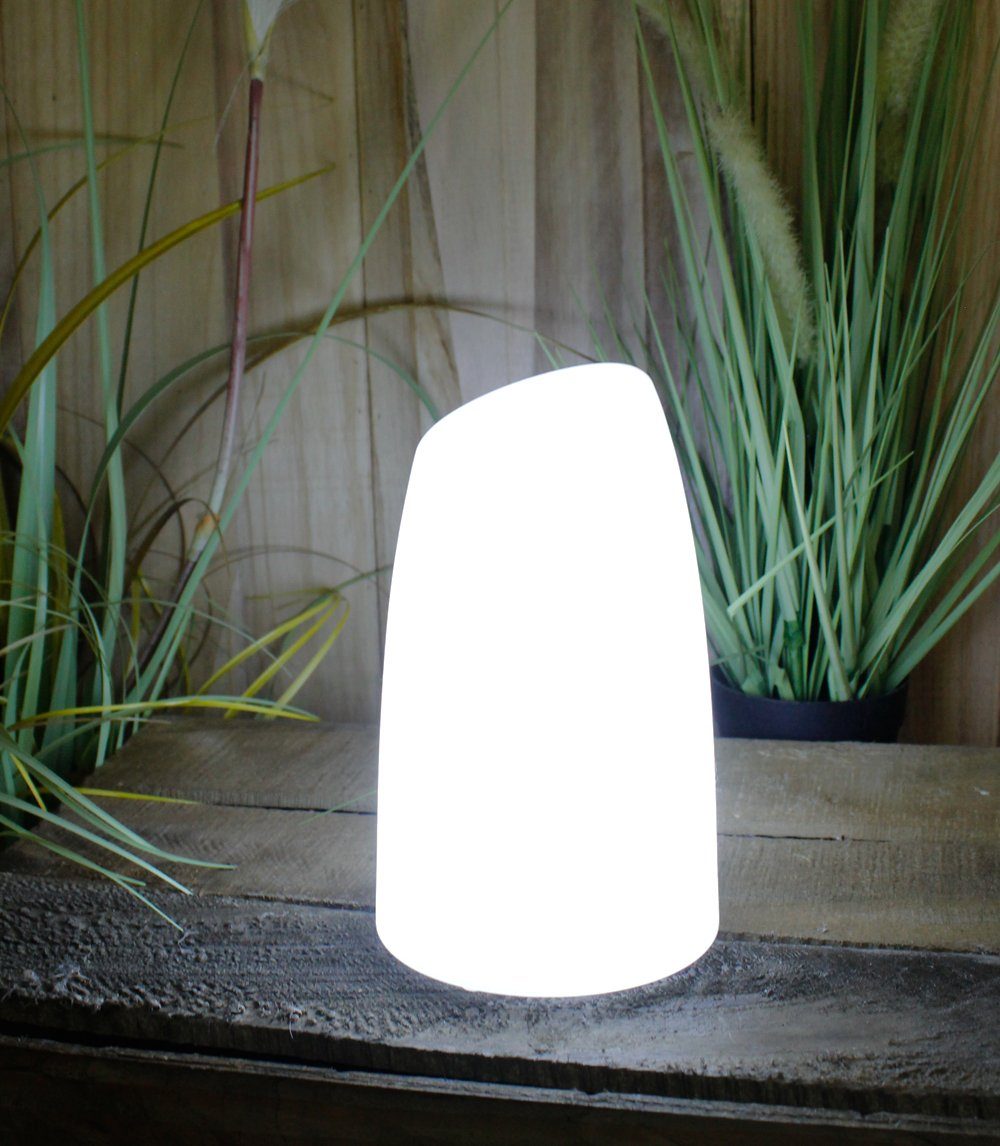 Arnusa LED Tischleuchte PL201 Akkulampe mit USB Aufladekabel RGB Fernbedienung, USB-Ladefunktion, LED fest integriert, 16 Leuchtfarben und 4 Farbwechselprogramm – Bild 2 von 5