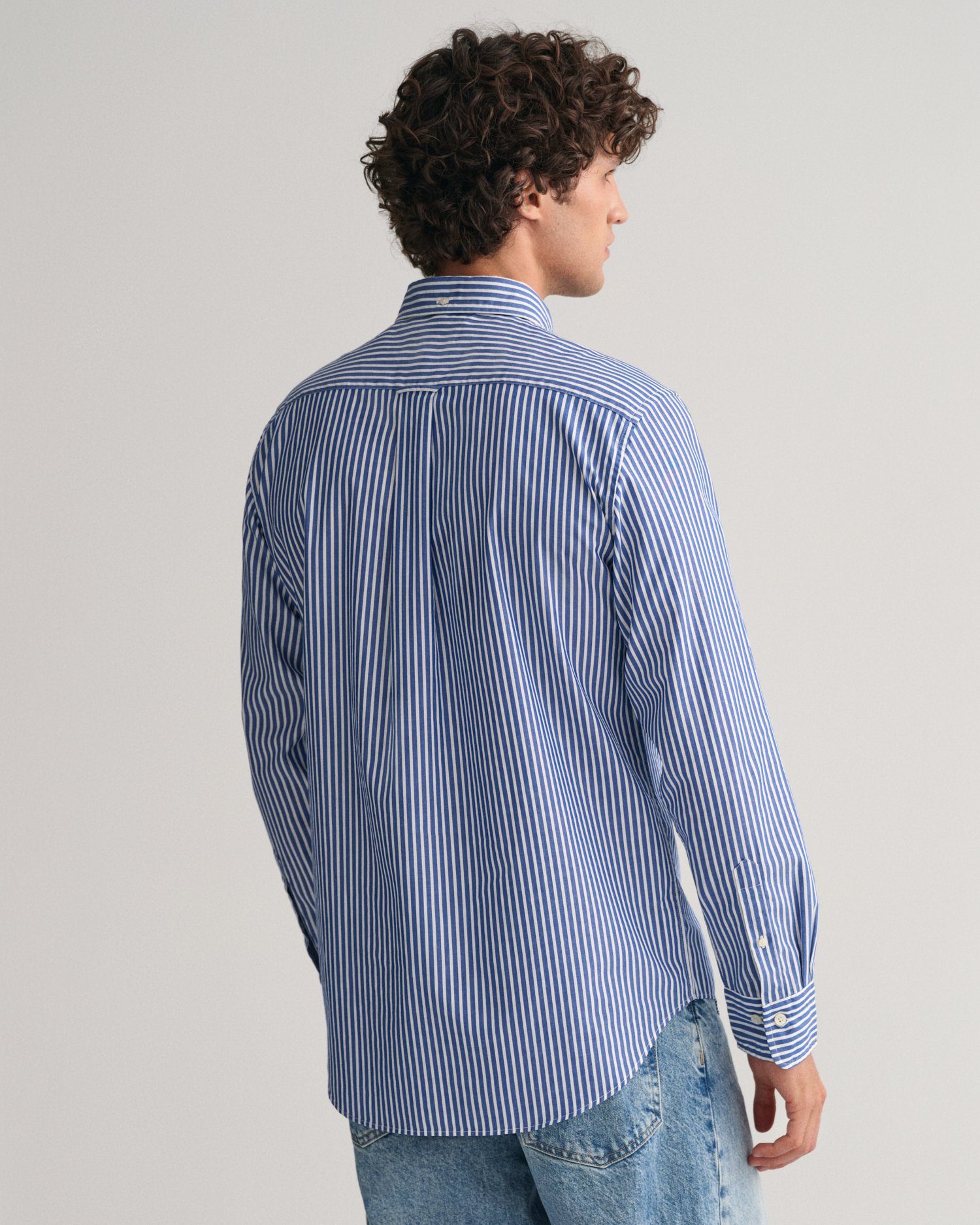 Gant Langarmhemd REG POPLIN STRIPE SHIRT günstig online kaufen