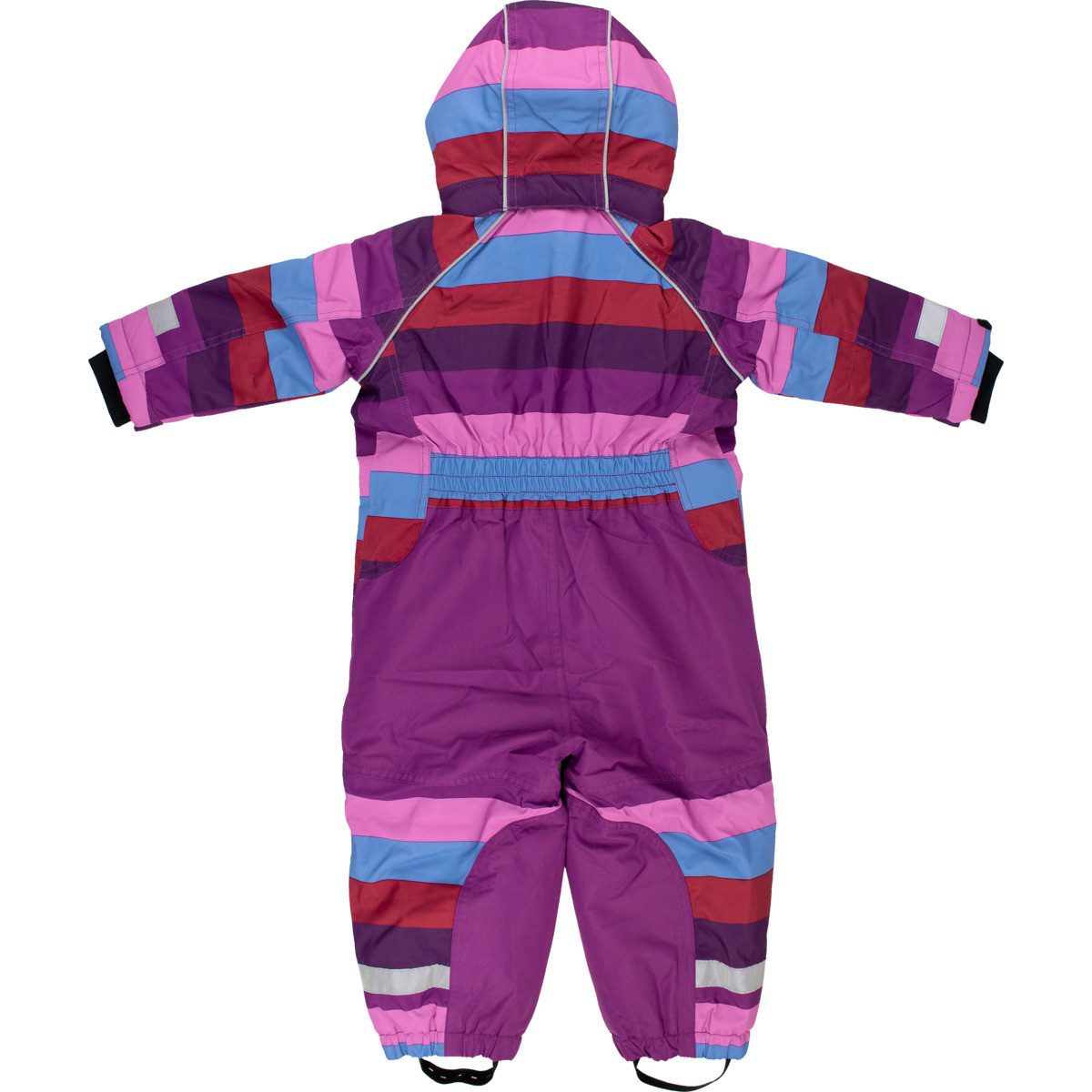 Villervalla Schneeoverall Streifen Unisex Kinder Skianzug, Winteranzug, Winteroverall, Winteranzug, Skioverall